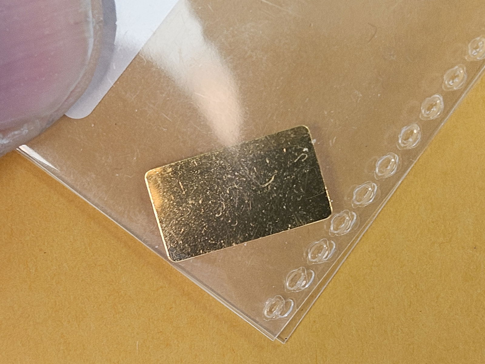 GOLD! Scottsdale Mint 1/100th Troy ounce .9999 fine gold bar - 2