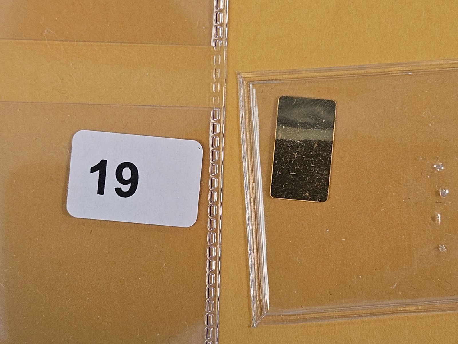 GOLD! Scottsdale Mint 1/100th Troy ounce .9999 fine gold bar - 2