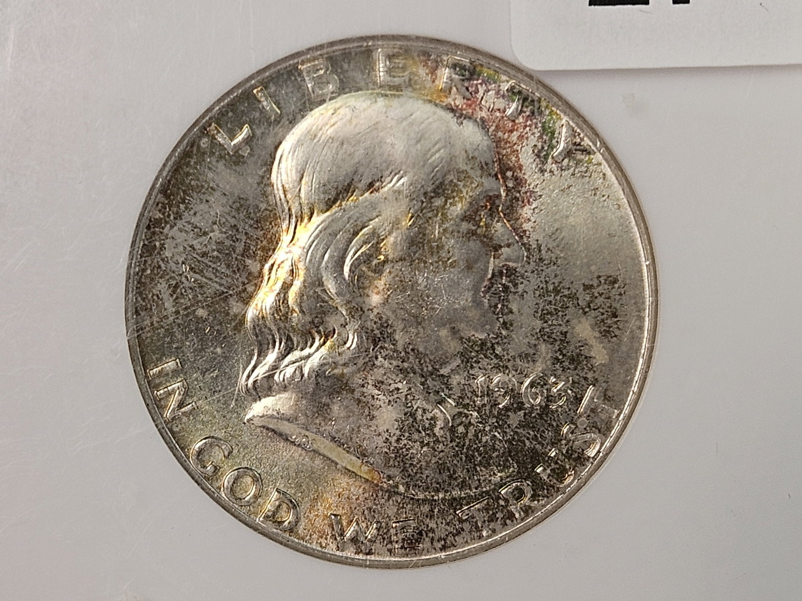GEM NGC 1963-D Franklin Silver Half Dollar in Mint State 65 (1 of 5)