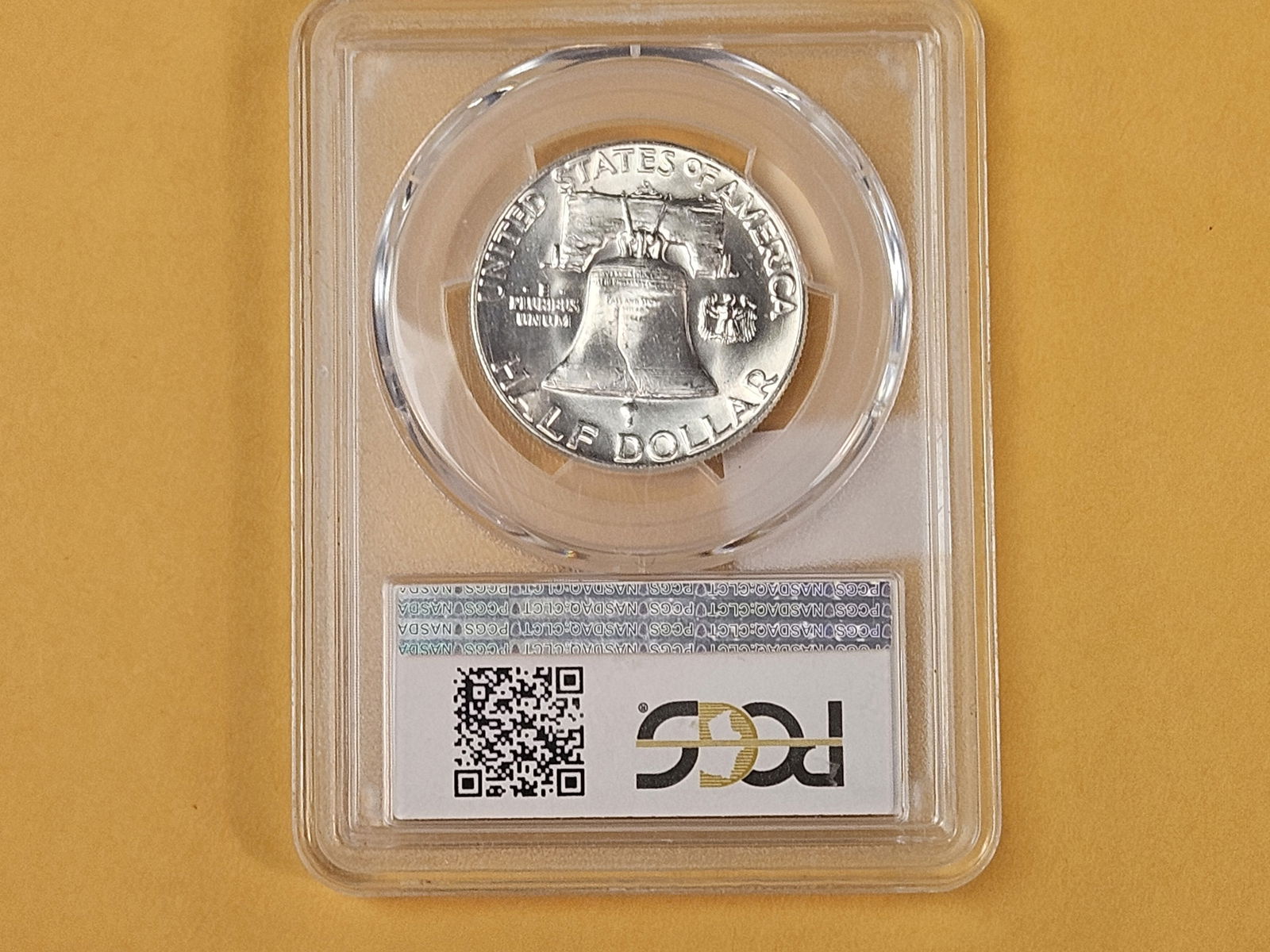 PCGS 1961-D Franklin Silver Half Dollar in Mint State 63 - 4