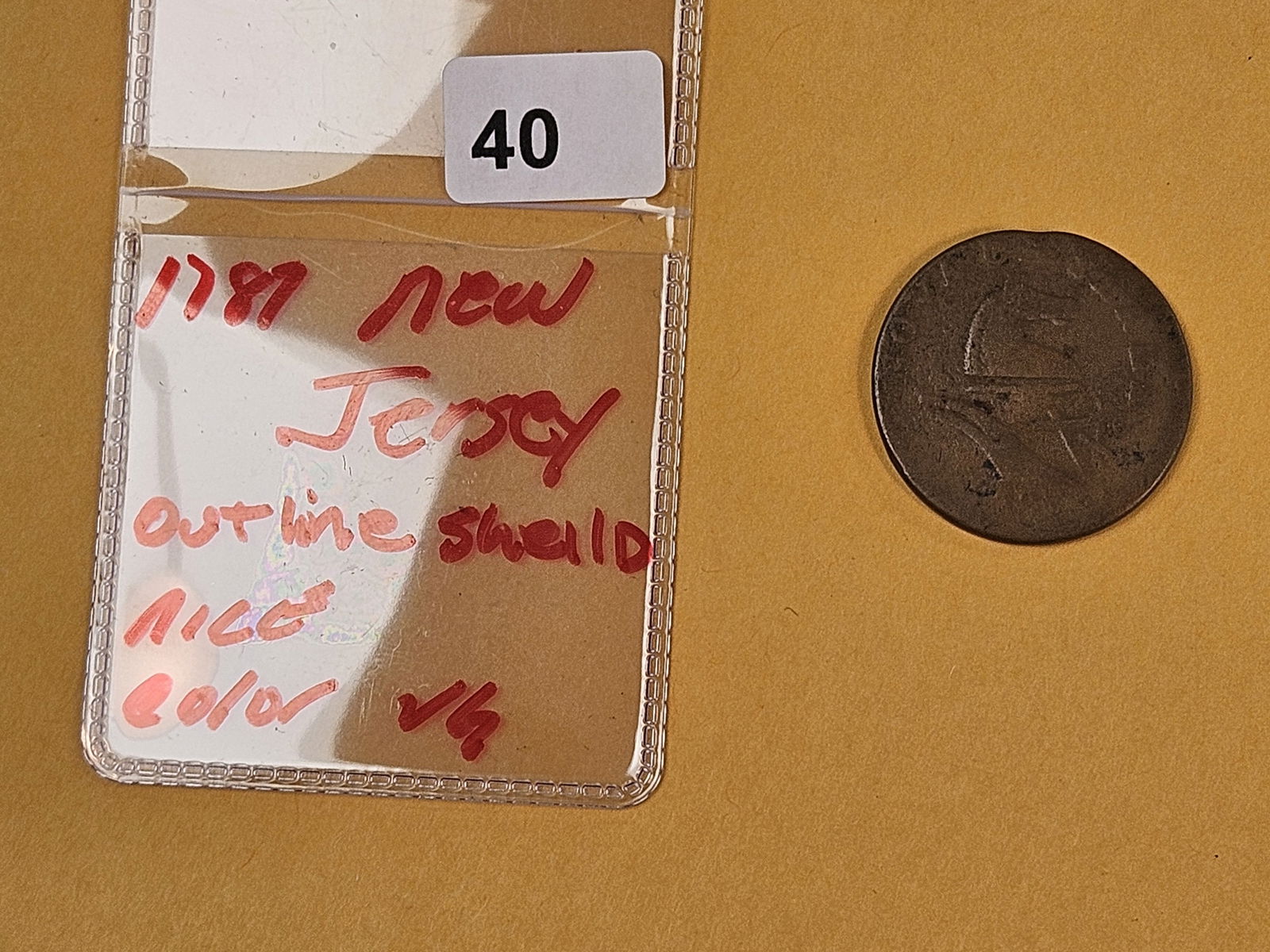 COLONIAL! 1787 New Jersey Copper in Very Good - 2