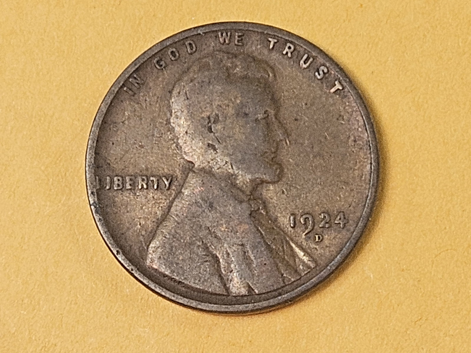 Semi-Key 1924-D Wheat cent (1 of 3)