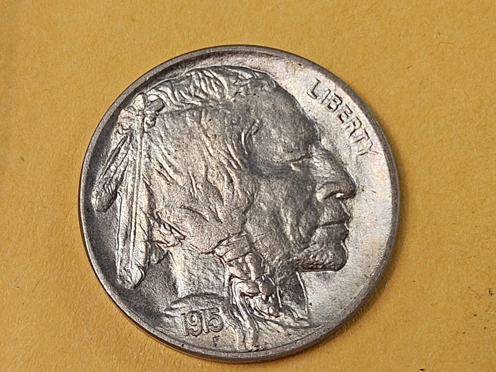 Very Choice Brilliant Uncirculated 1915 Buffalo Nickel: Good looking early Buff 