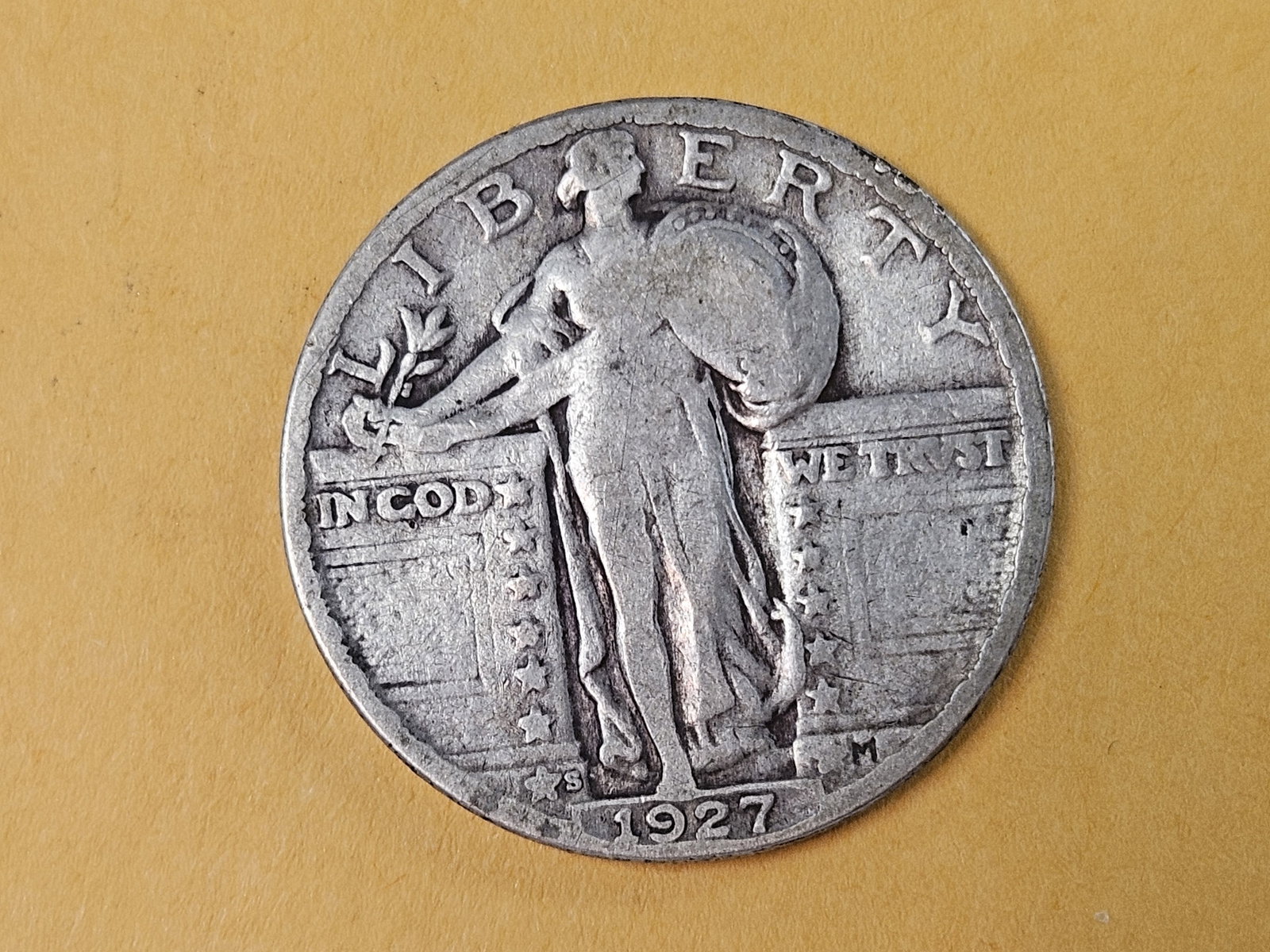 Semi-key 1927-S Standing Liberty Quarter (1 of 3)