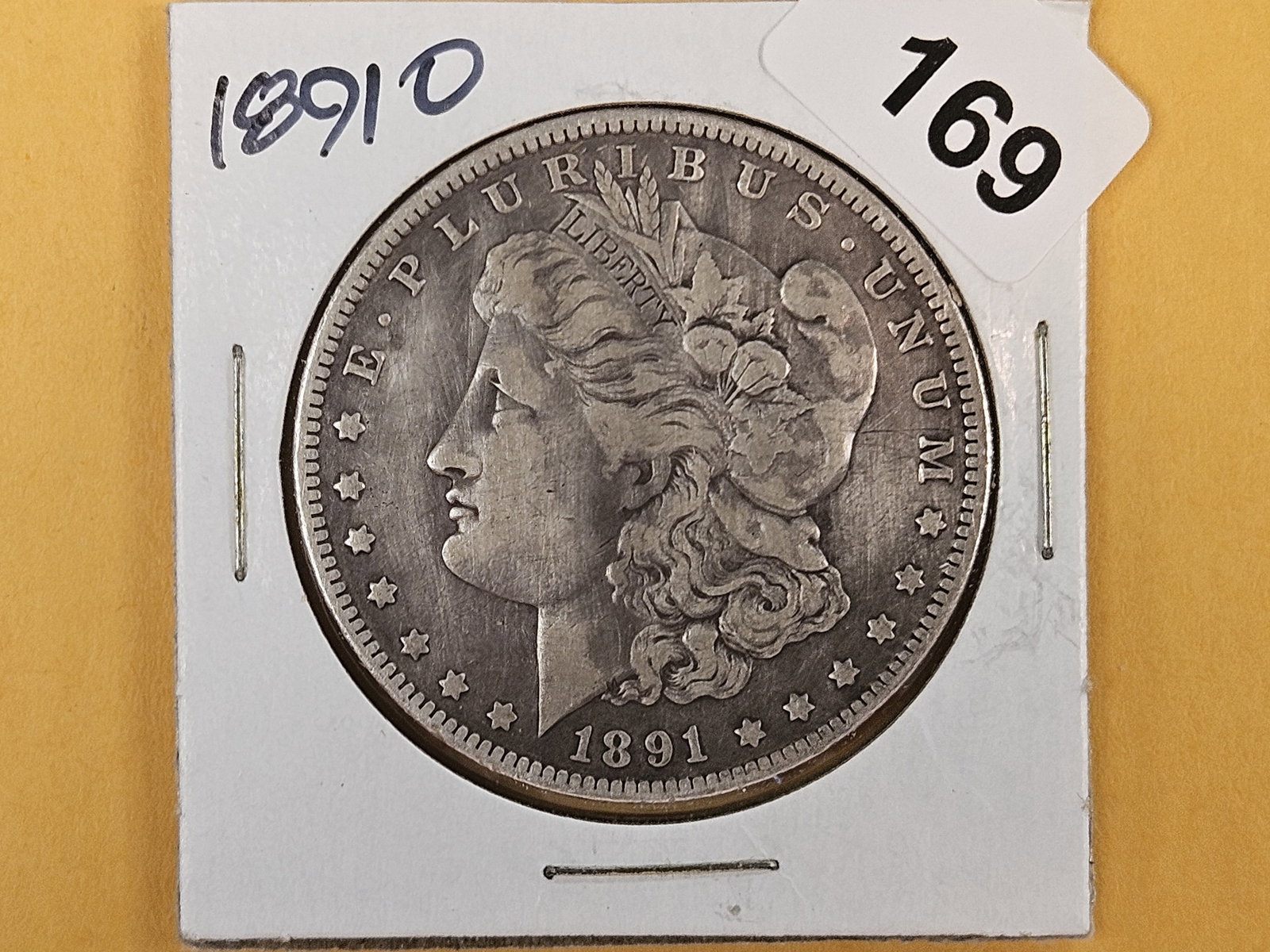 Lil Better 1891-O Morgan Dollar: in Very Fine 