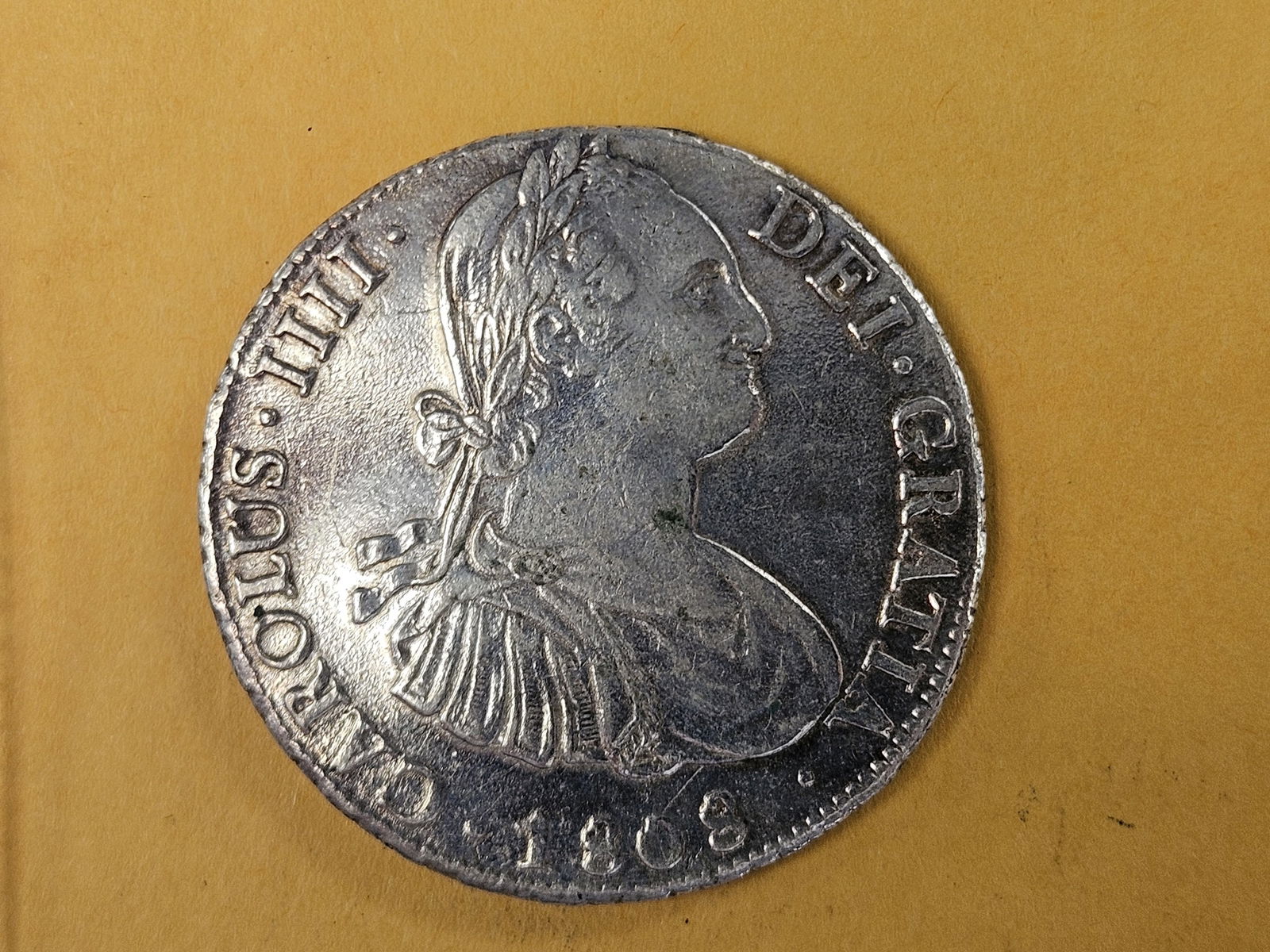 1808 PJ Bolivia silver 8 reals in Extra Fine - details (1 of 5)