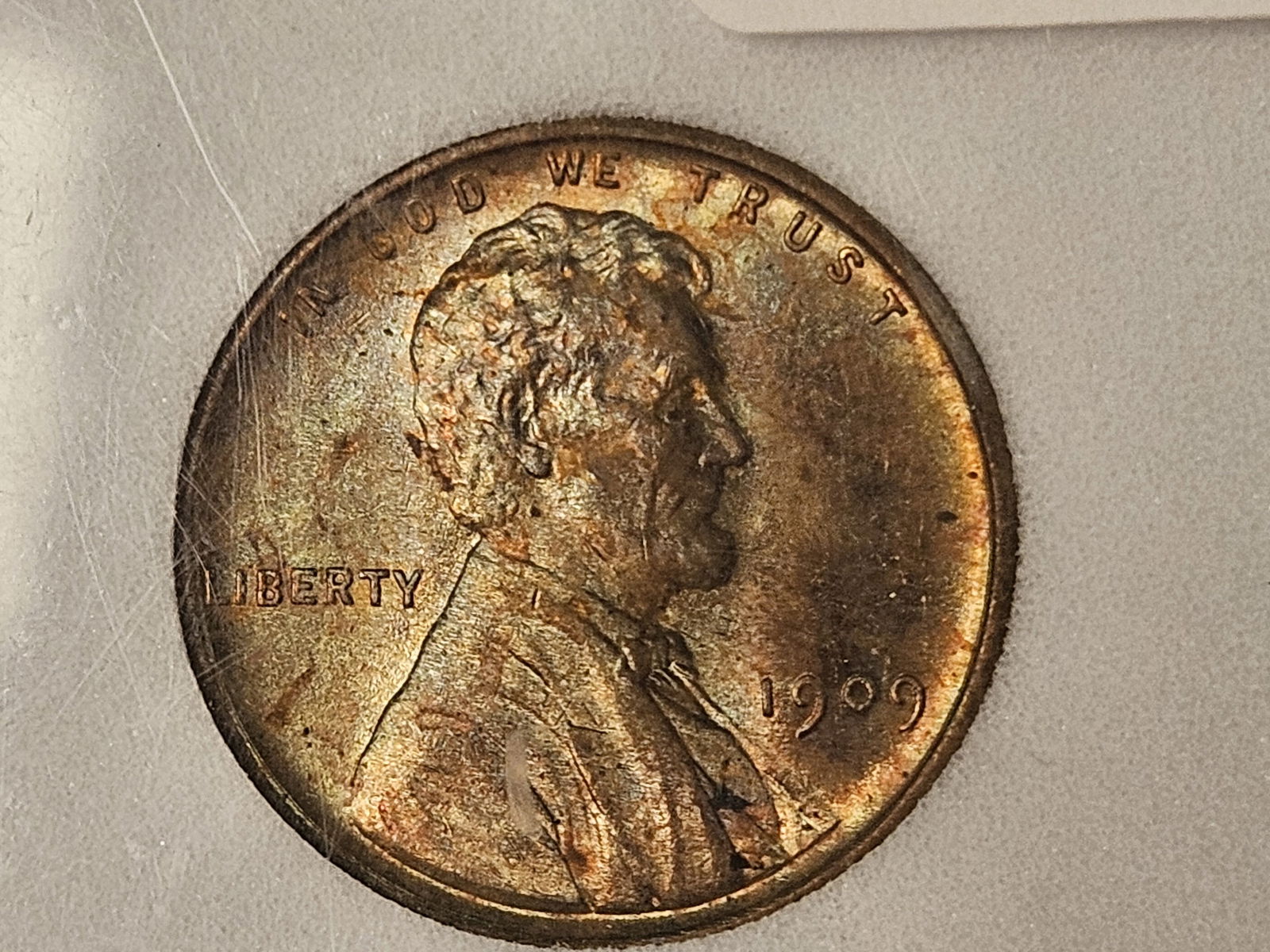 Choice Brilliant Uncirculated plus 1909-VDB Wheat cent (1 of 6)