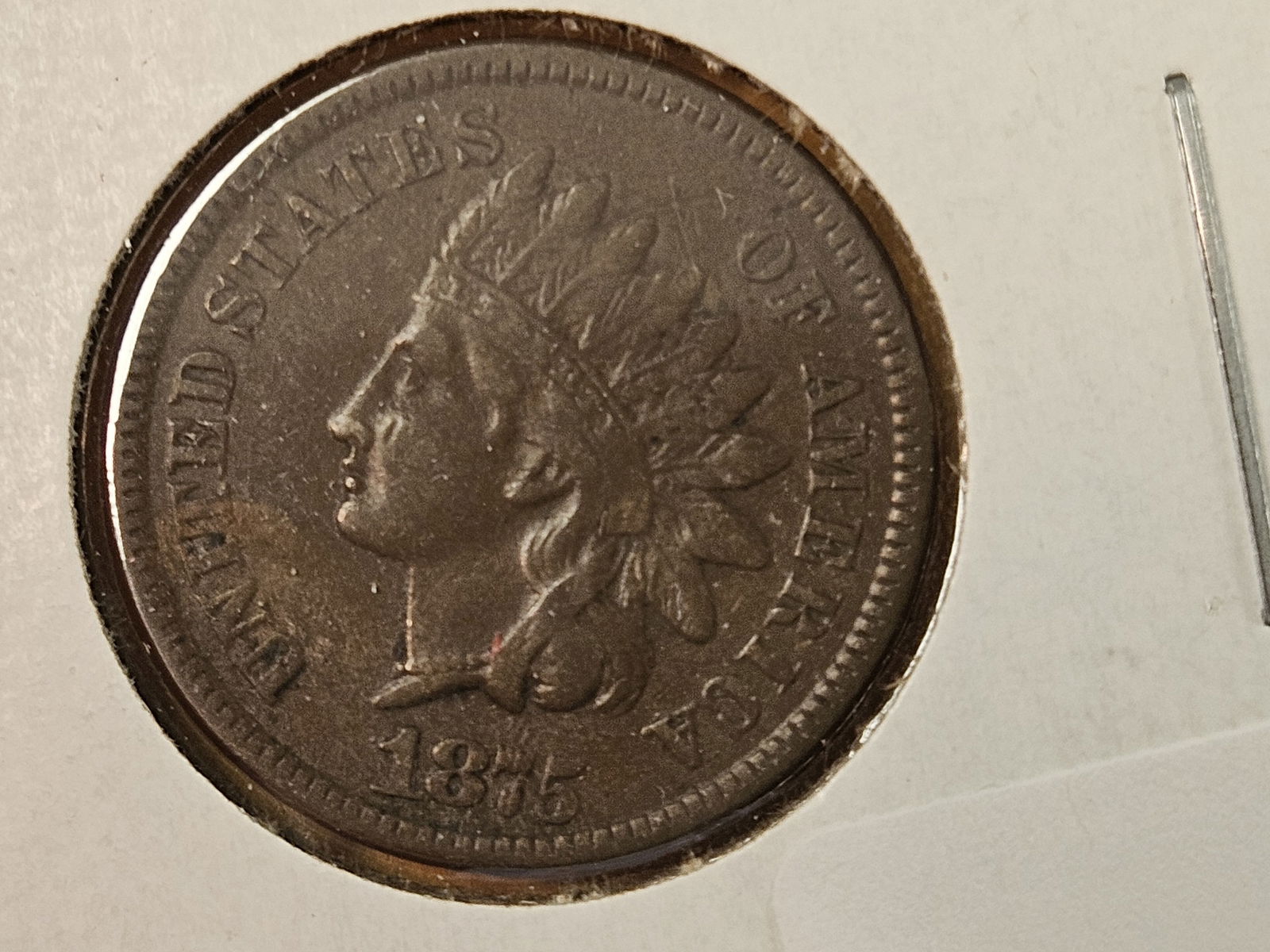 Better Date 1873 Indian cent in Very Fine plus (1 of 5)