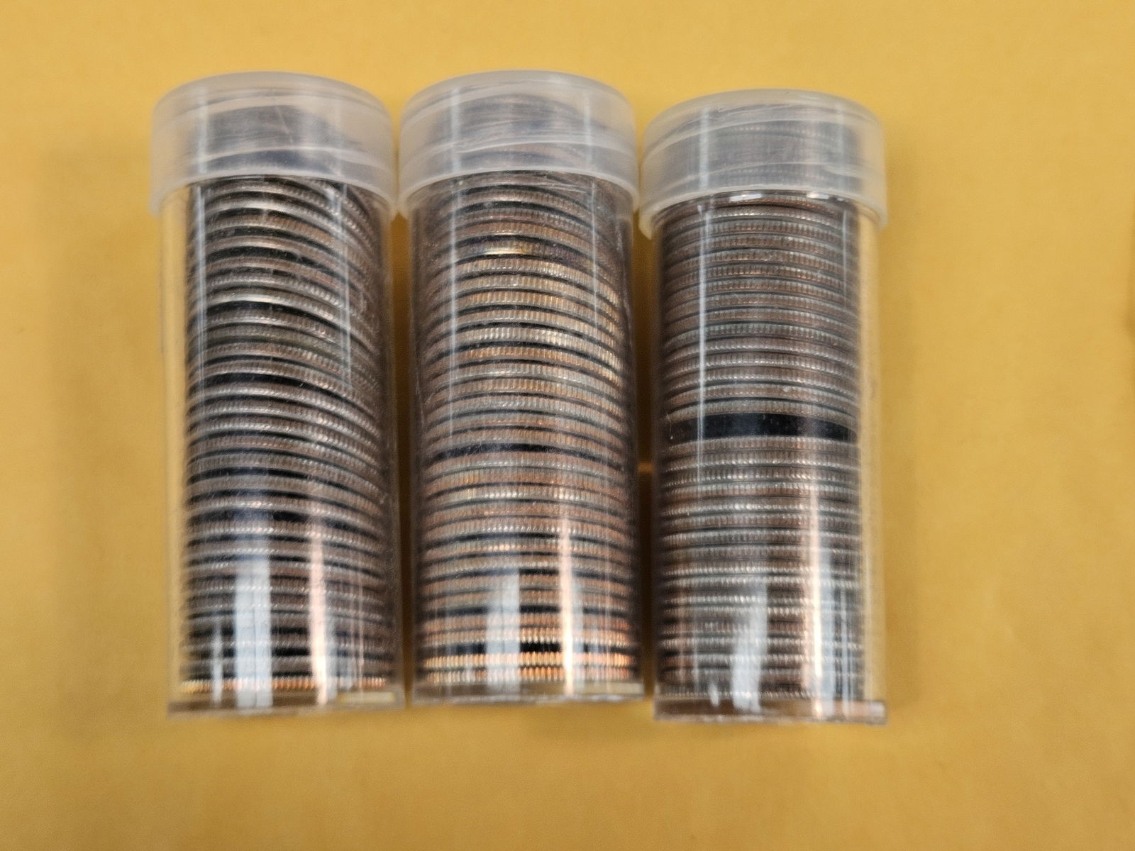 Three Brilliant Uncirculated rolls of Washington Quarters - 3