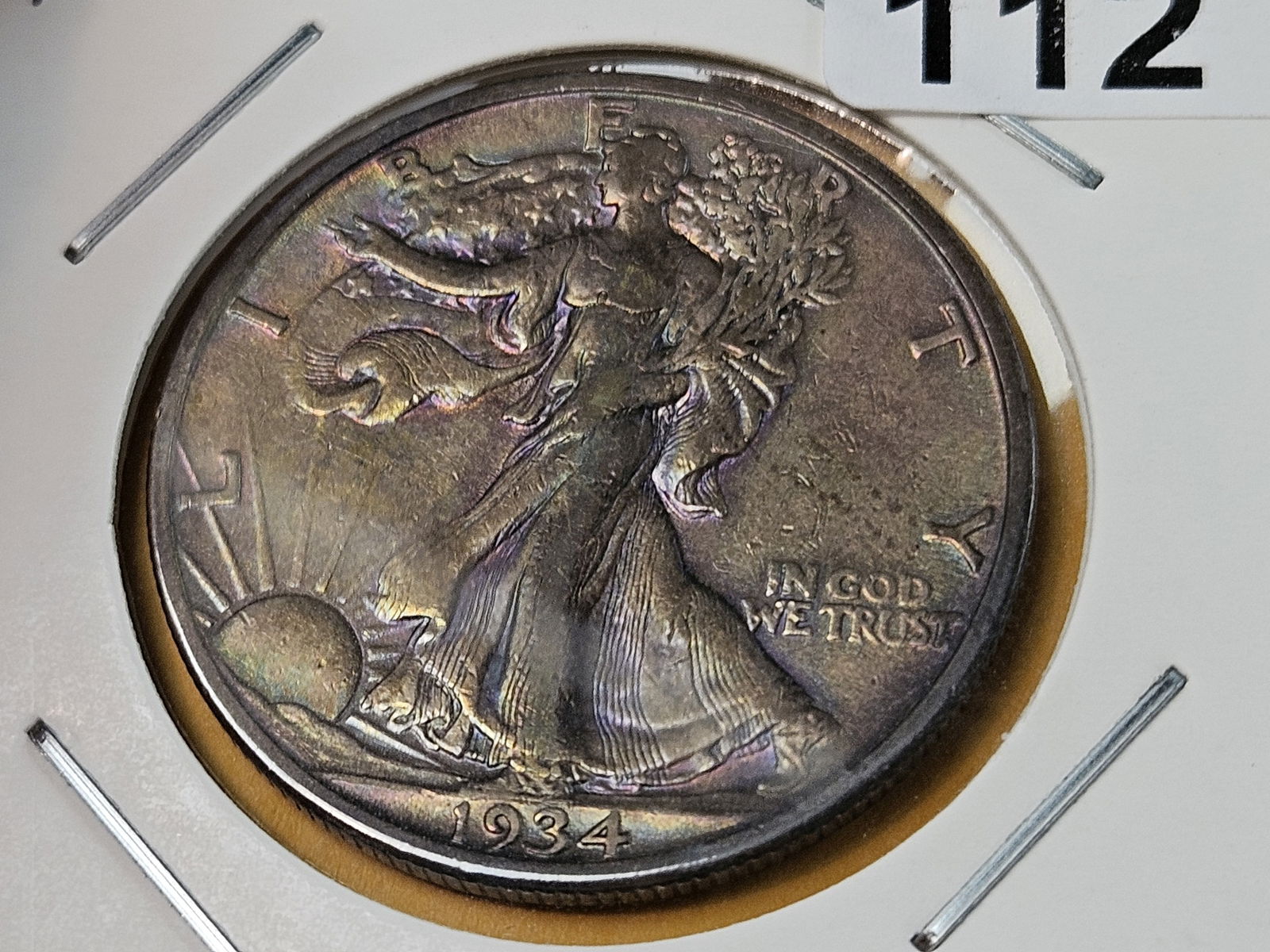 1934-S Walking Liberty Half Dollar in About Uncirculated - 3