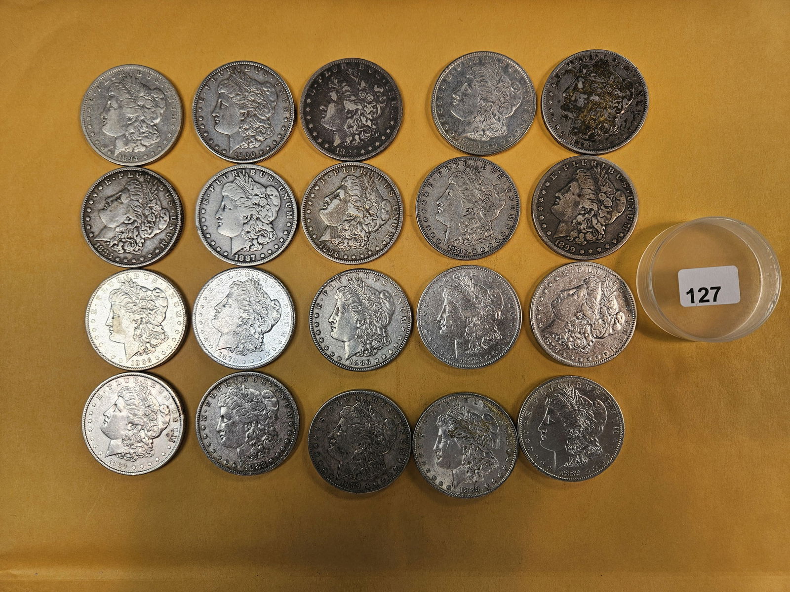 ** FULL ROLL ** Twenty Morgan Silver Dollars (1 of 3)
