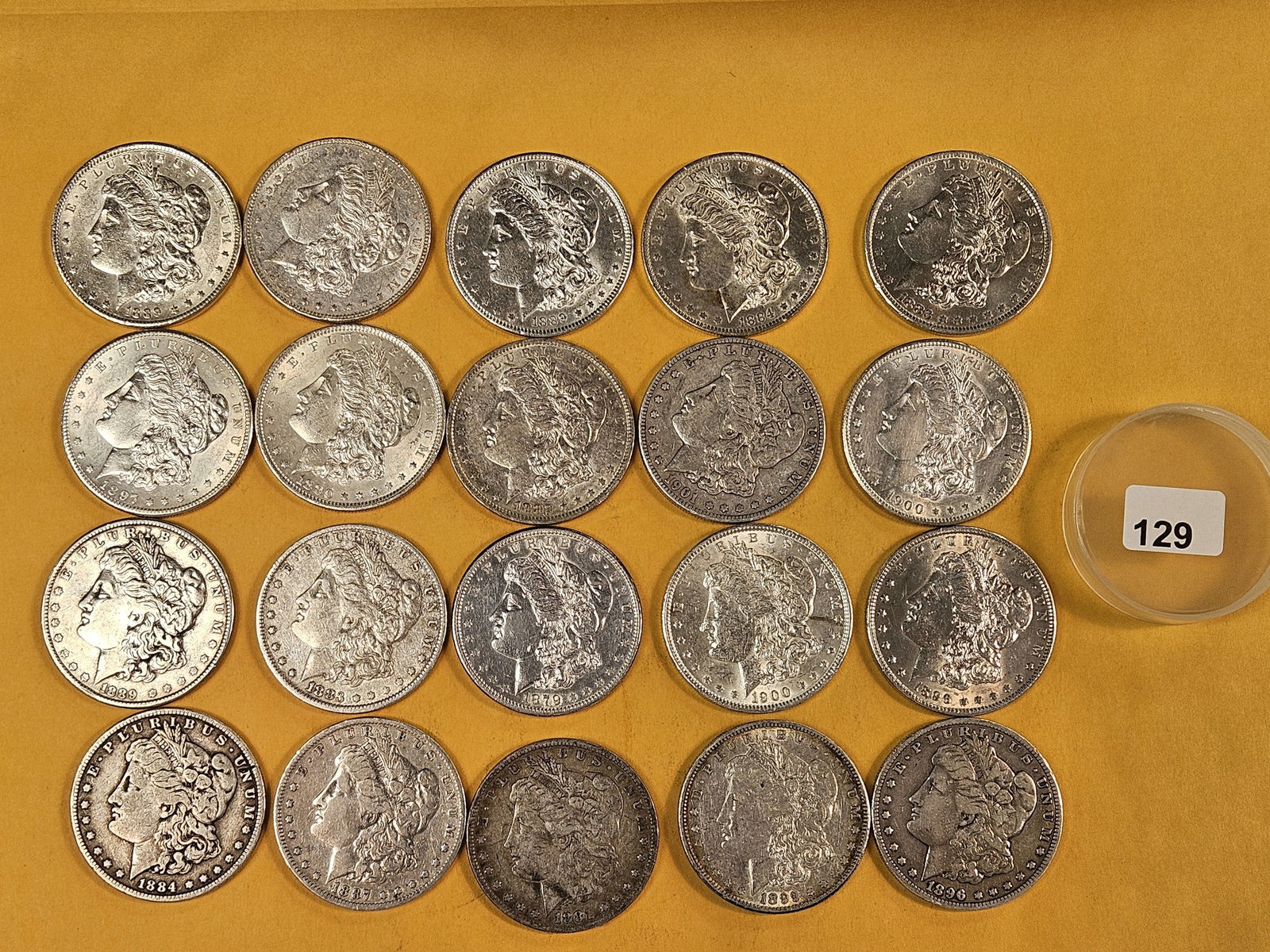 ** FULL ROLL ** Twenty Morgan Silver Dollars (1 of 9)