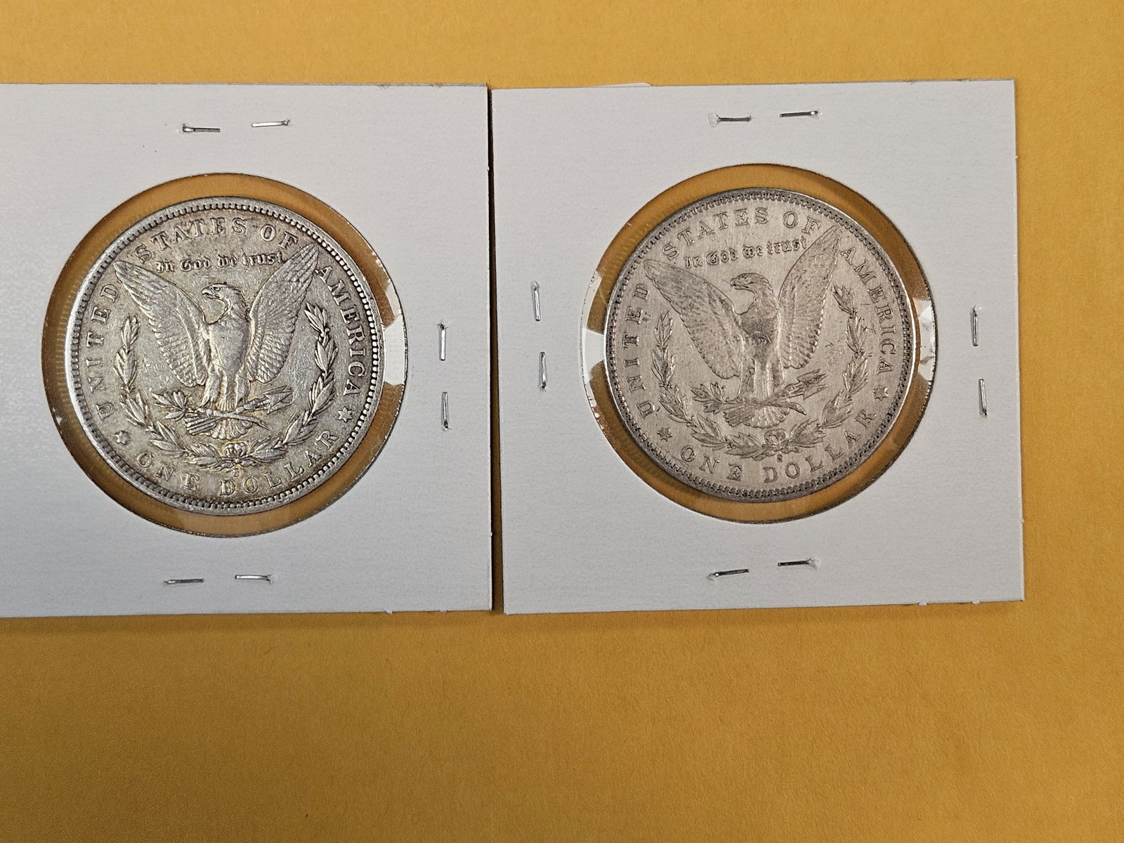 Two Better Date Morgan Silver dollars - 2