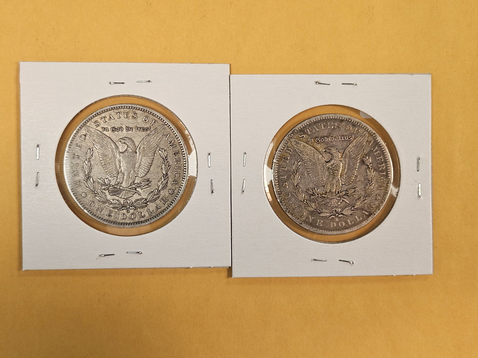Two Better Date Morgan Silver dollars - 2