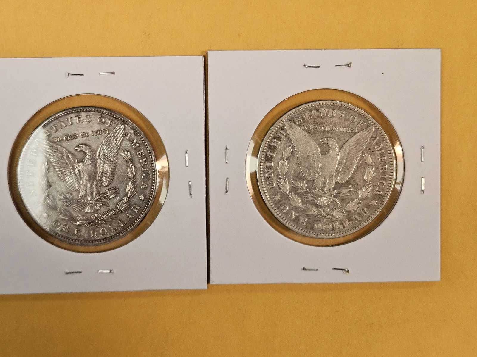 Two Better Date Morgan Silver dollars - 2