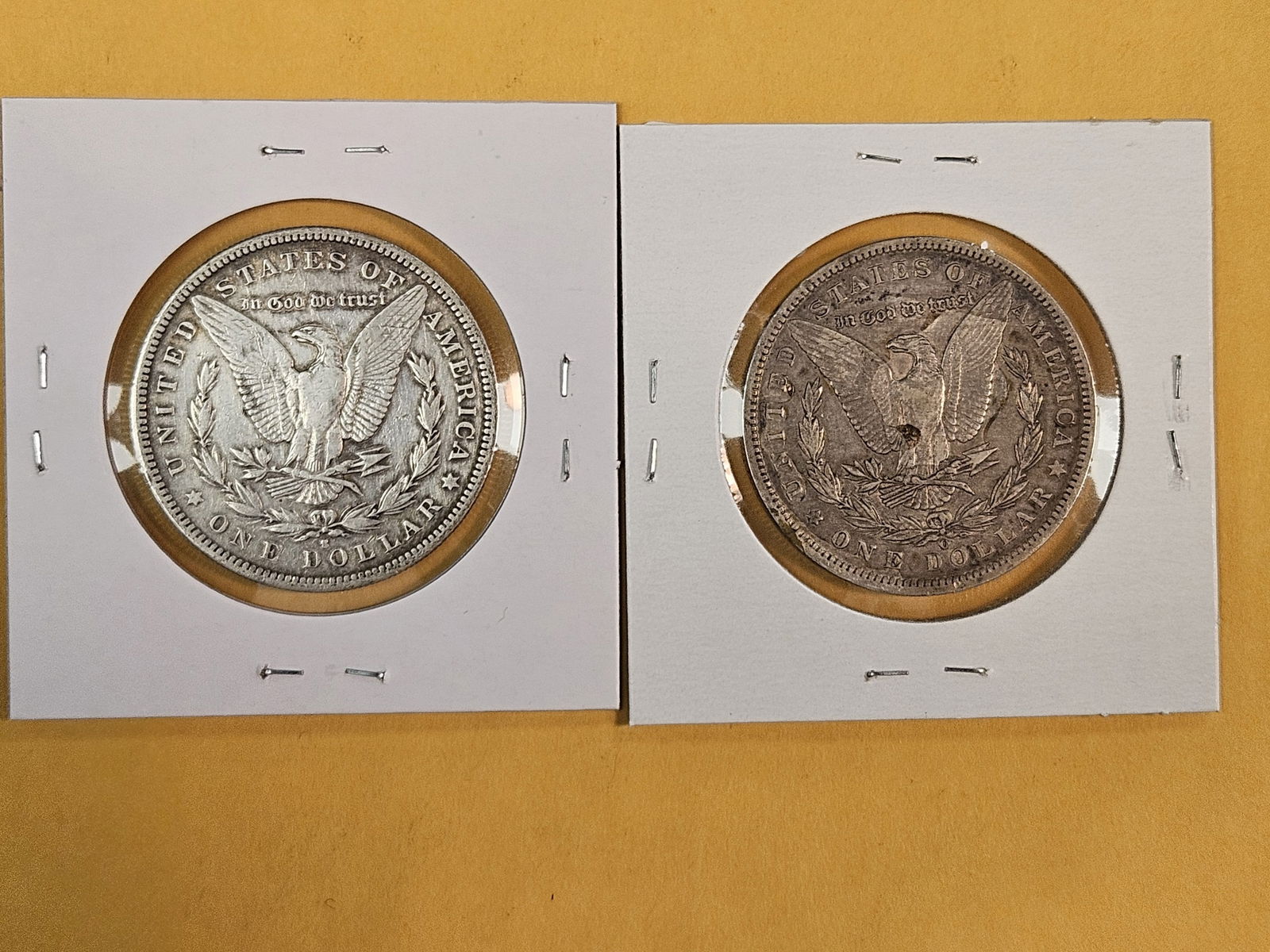 Two Better Date Morgan Silver dollars - 2