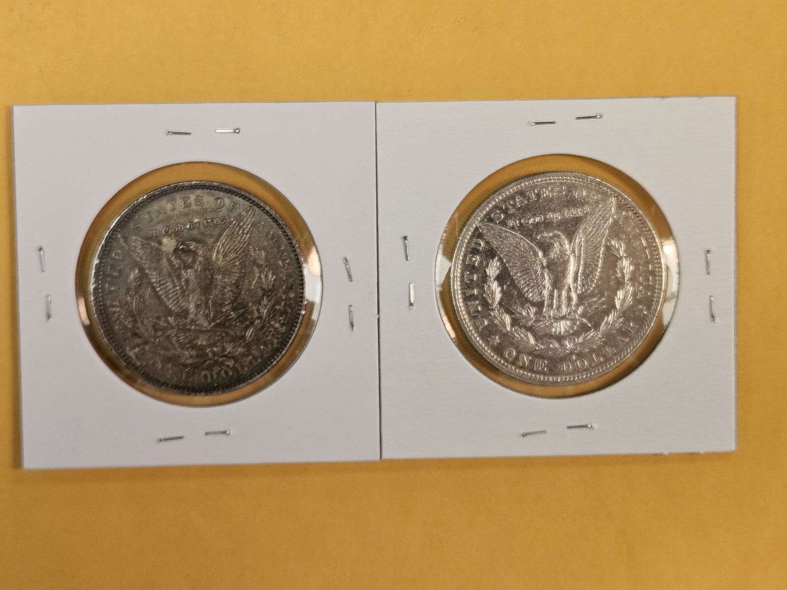 Two Better Date Morgan Silver dollars - 2