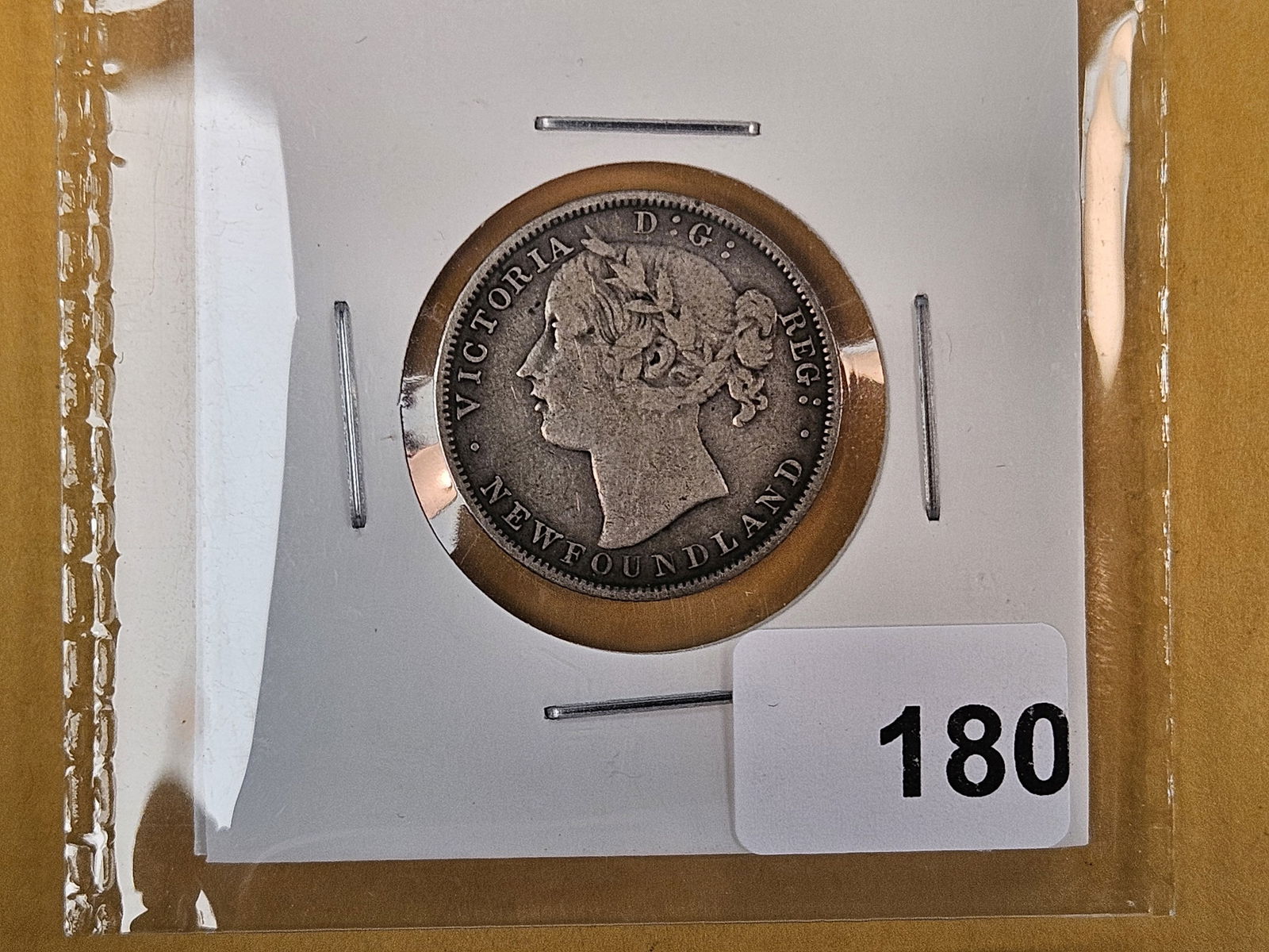 1880 Newfoundland silver 20 cents: KM # 4 