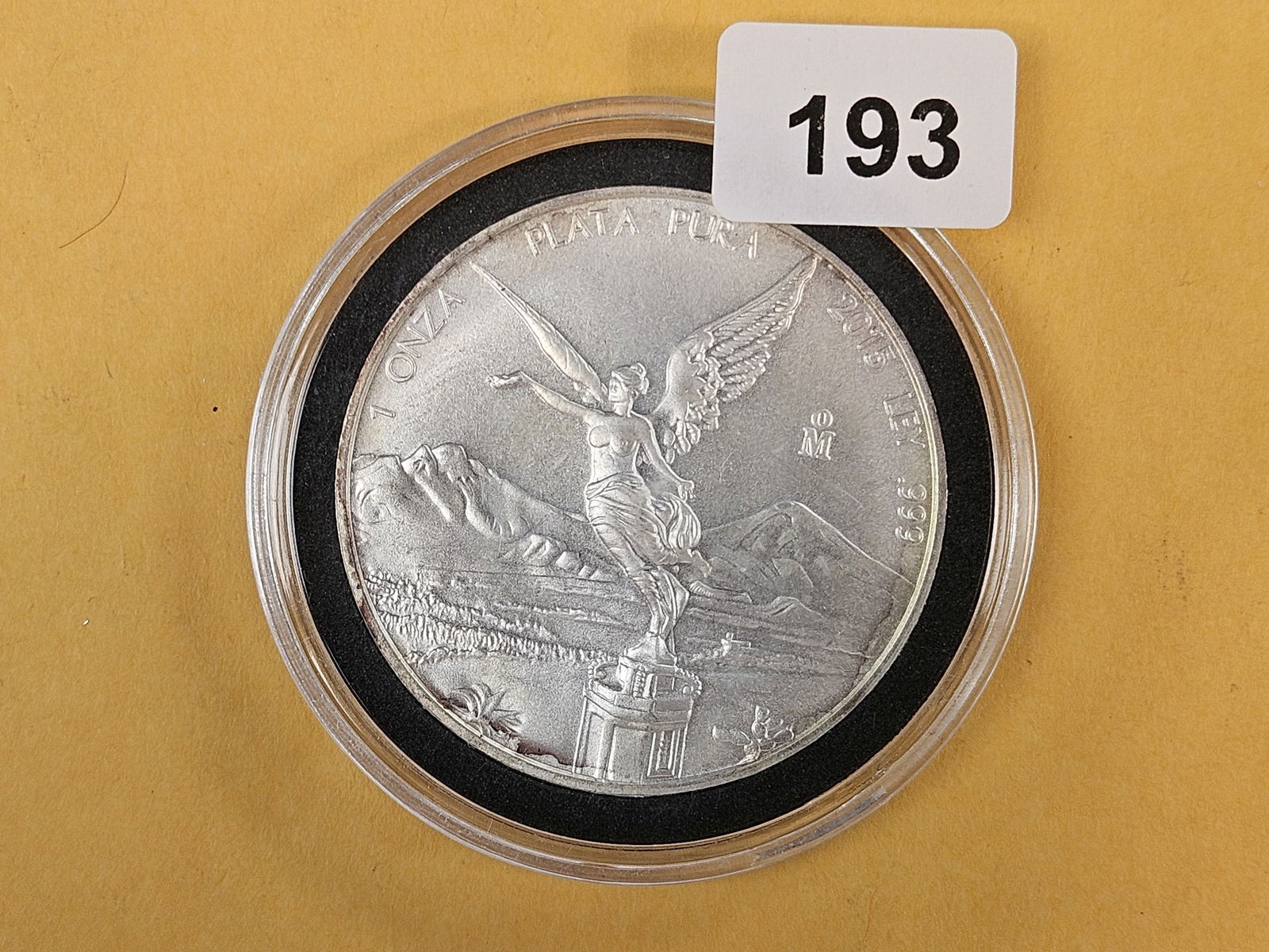 GEM Brilliant Uncirculated 2015 Mexico Silver One Onza: Libertad 