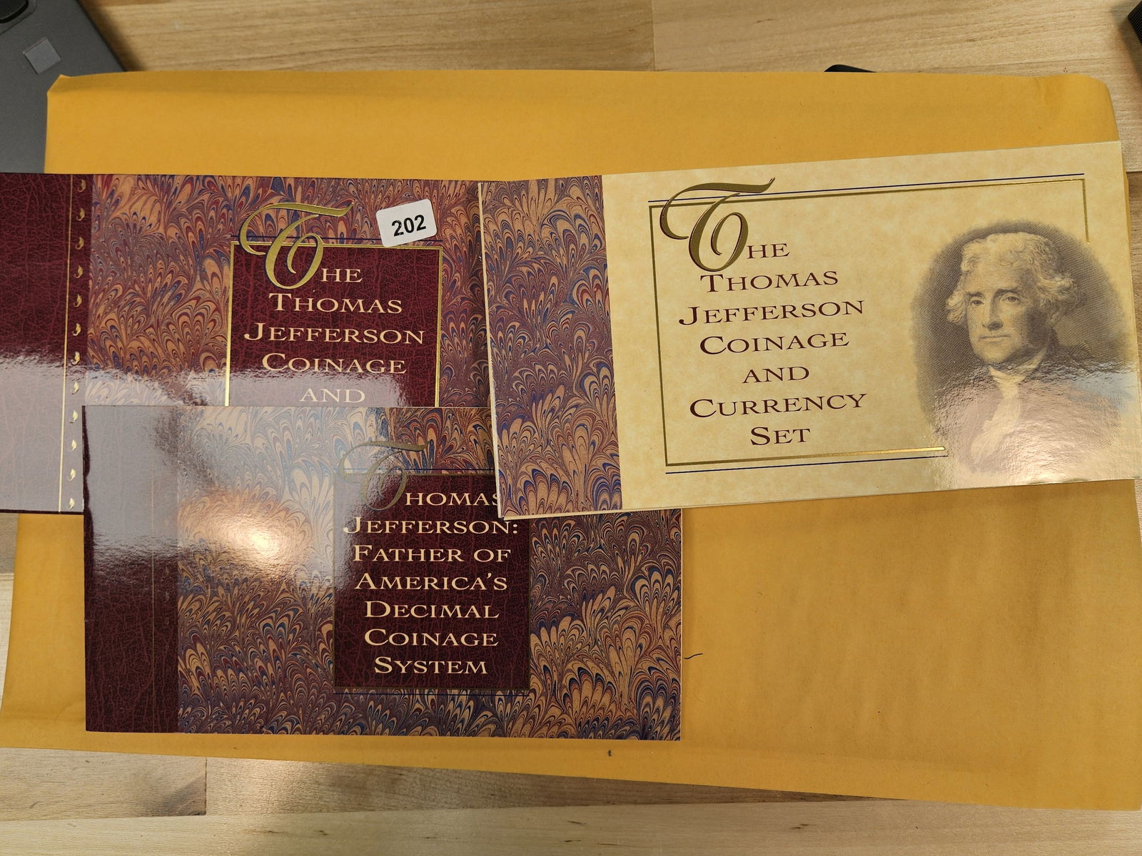 The Thomas Jefferson Coinage and Currency Set: In original government packaging with certificate of authenticity 