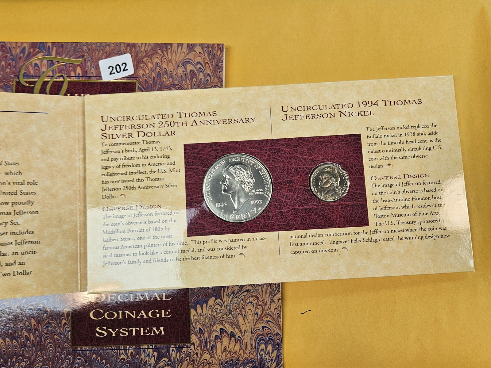 The Thomas Jefferson Coinage and Currency Set - 2