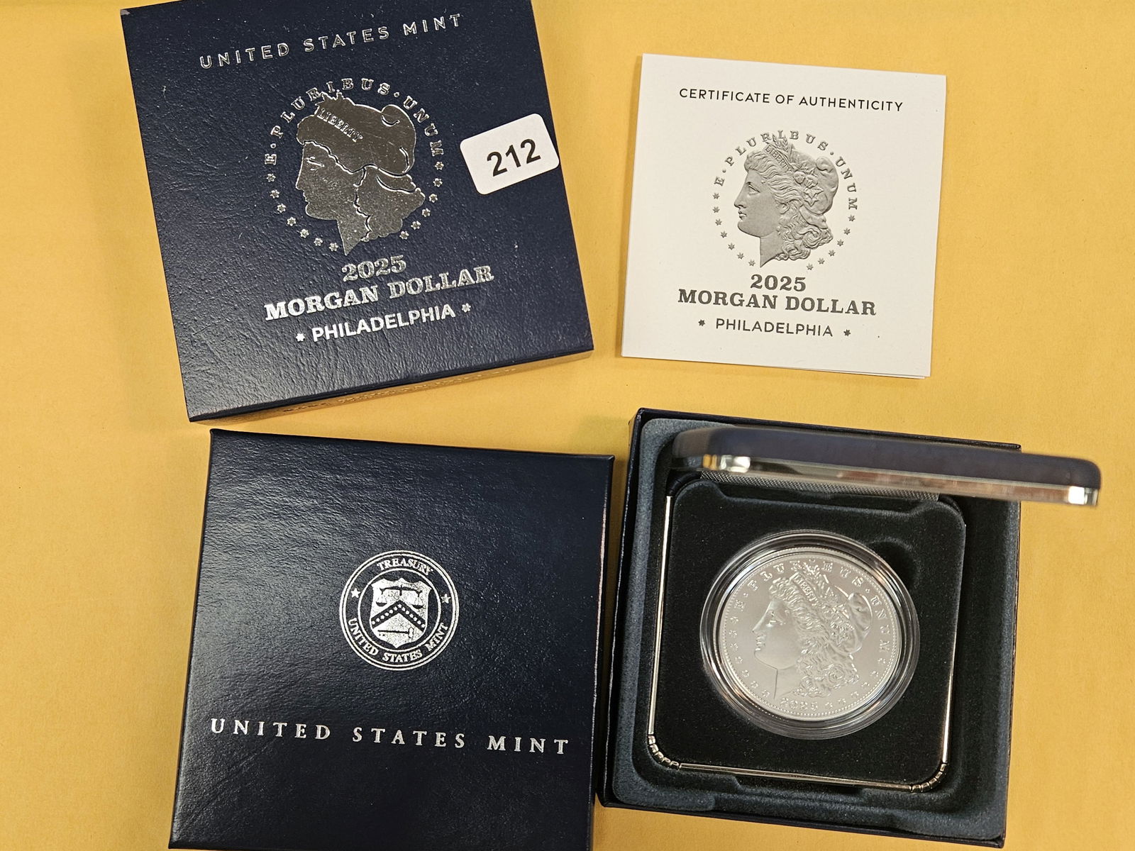 GEM Brilliant Uncirculated 2025-P Morgan Silver Dollar (1 of 3)
