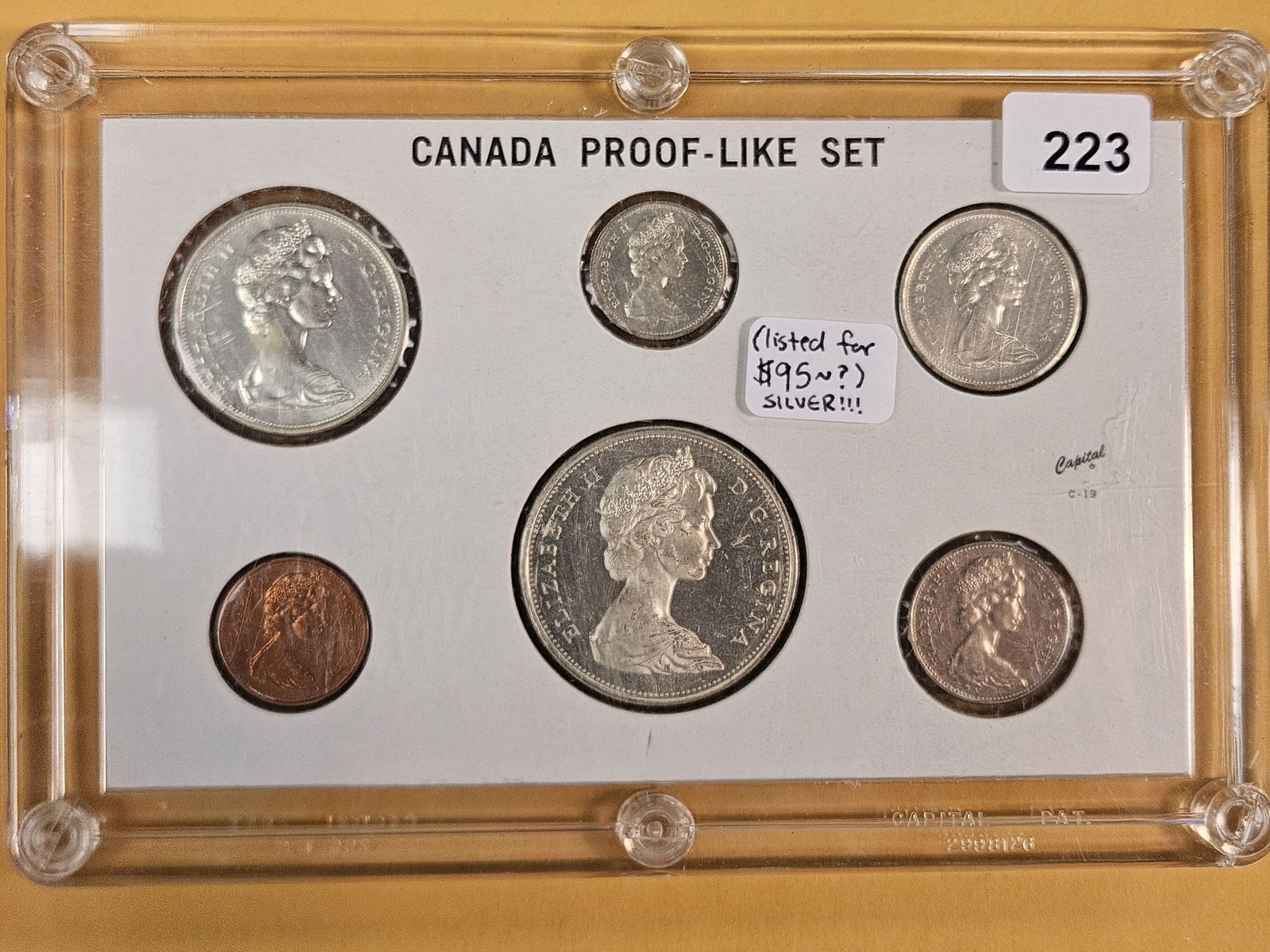GEM 1965 Canada silver Prooflike Set (1 of 2)
