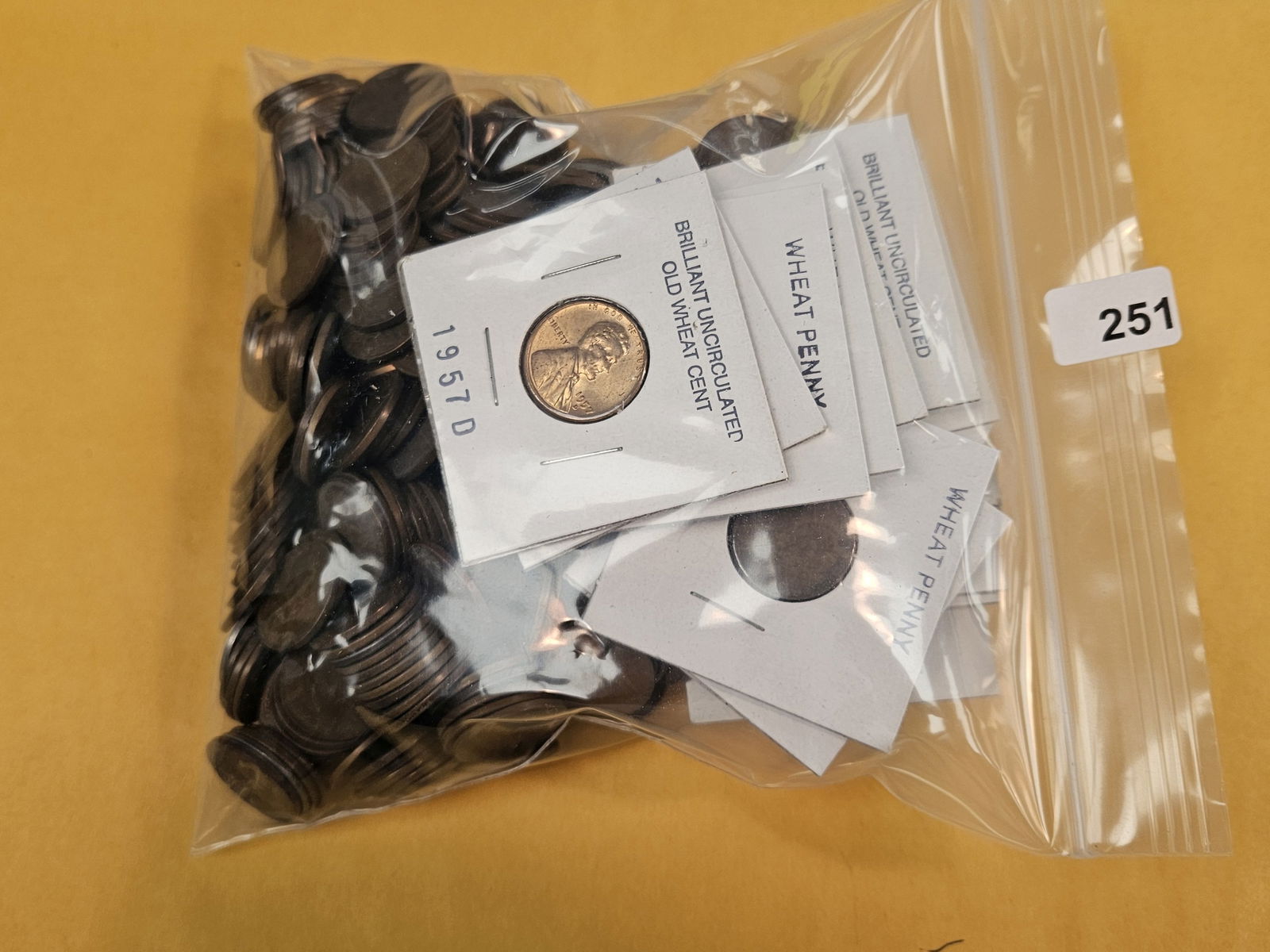 About 2.5 pounds of mixed Wheat cents: From collections and elsewhere. Unchecked by us 