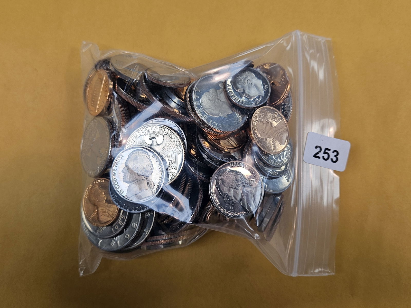 Over a pound of mixed US Proof coins: From partial proof sets 
