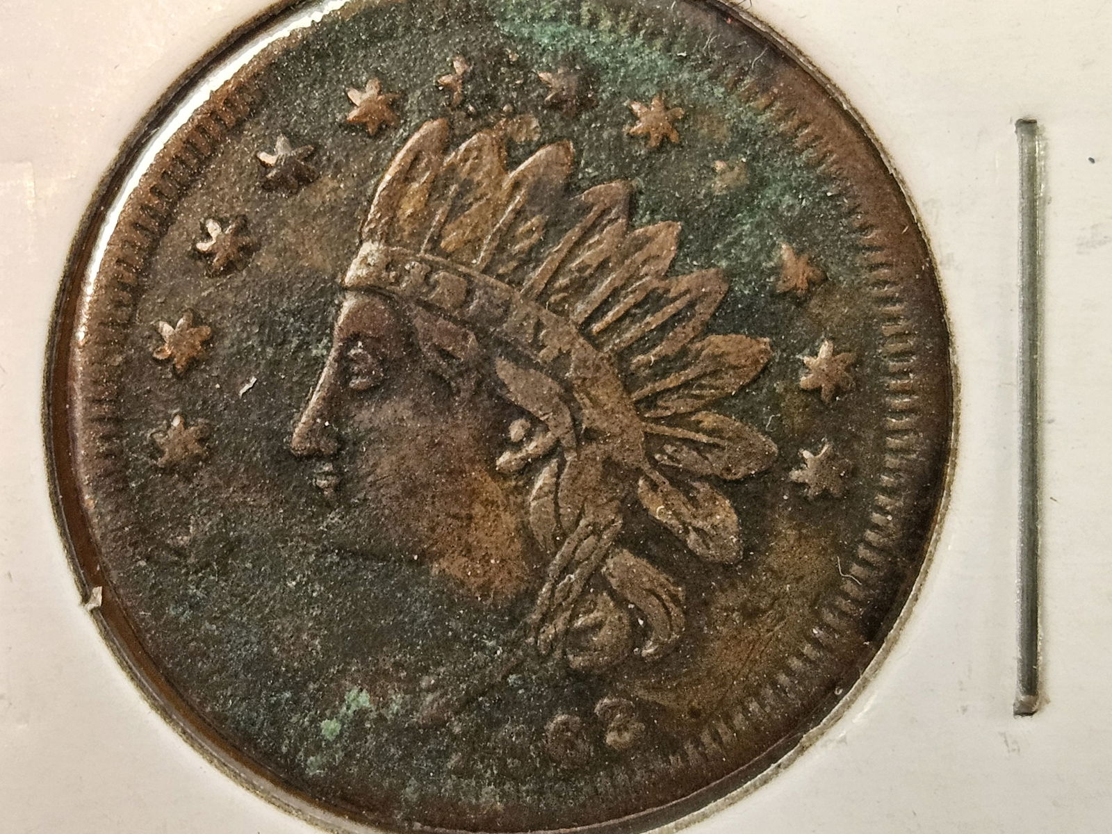 1863 Civil War Token Merchant's Store Card: H. Griswold and Co 