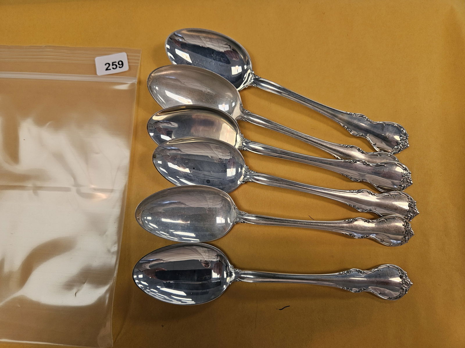 Six Sterling Silver Spoons (1 of 3)