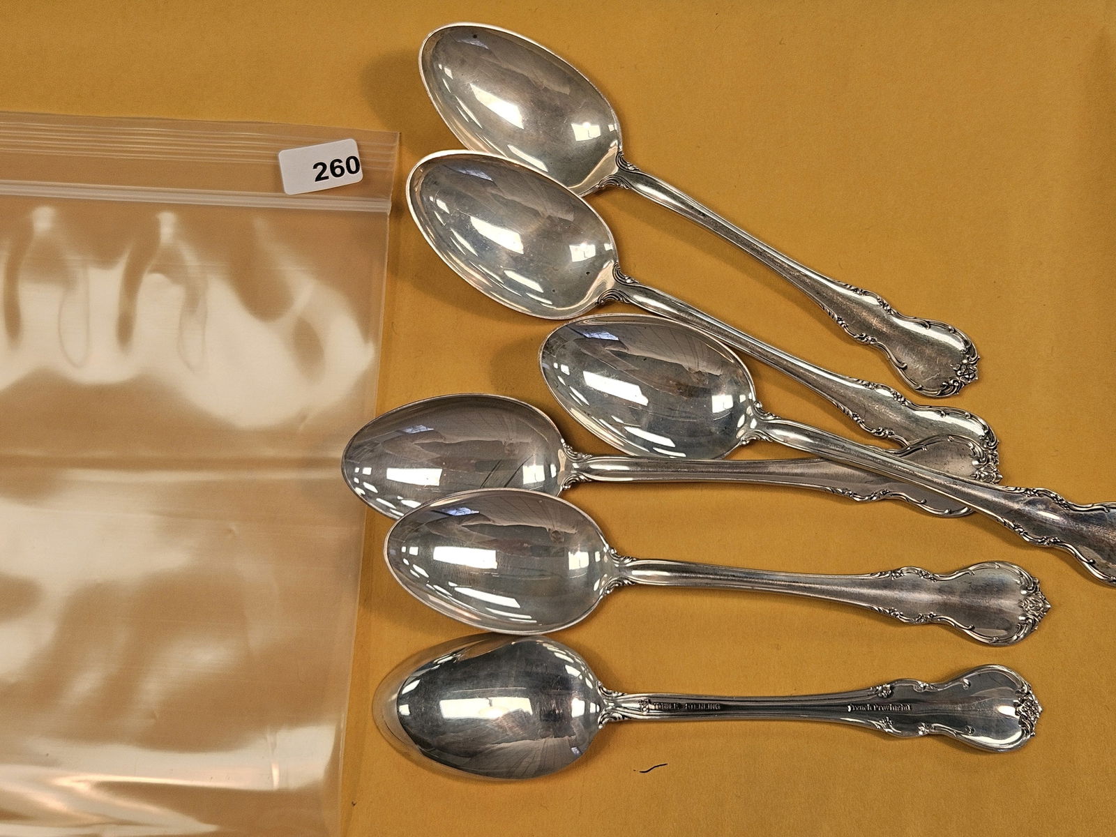 Six Sterling Silver Spoons (1 of 3)