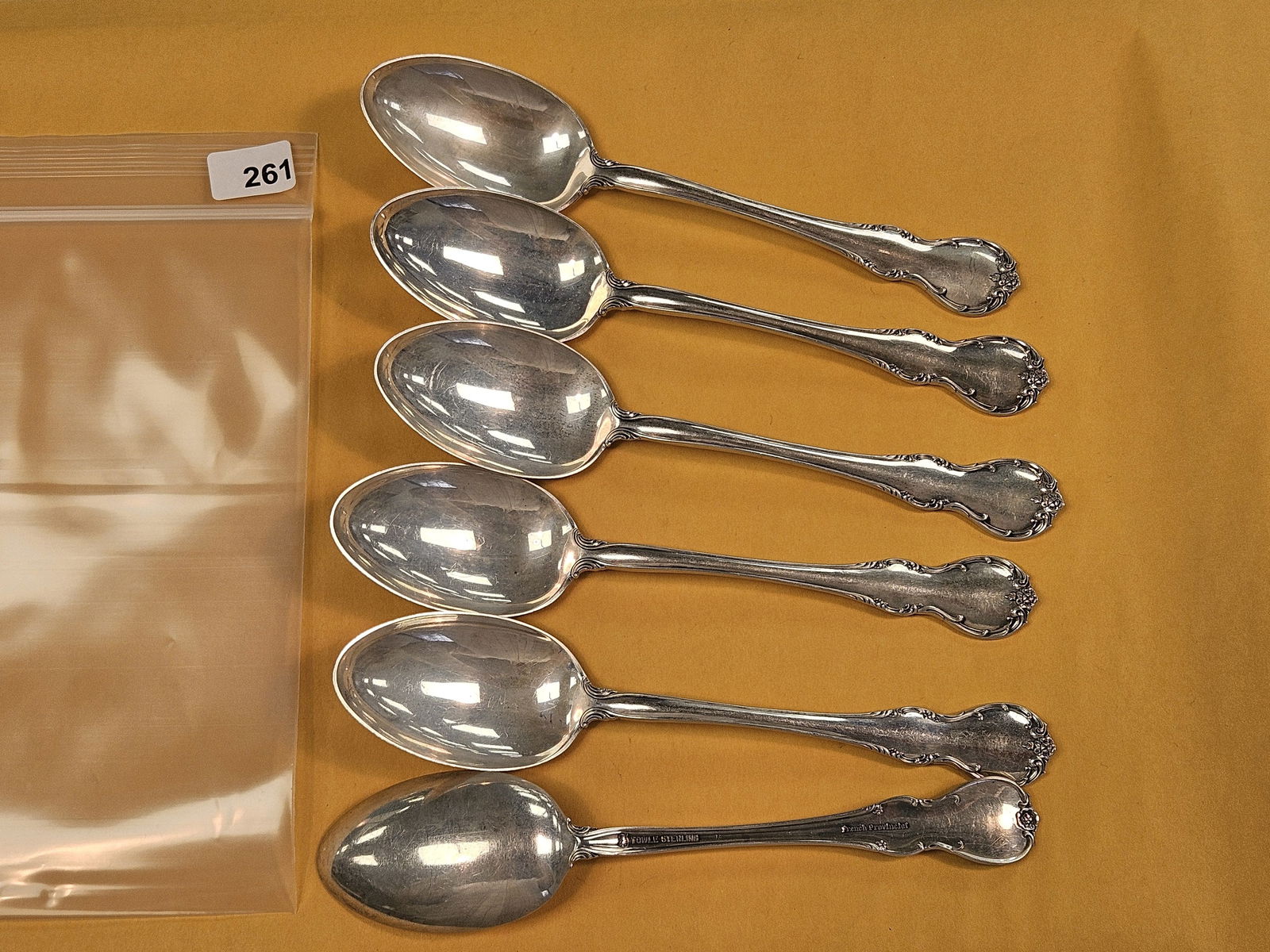 Six Sterling Silver Spoons (1 of 3)