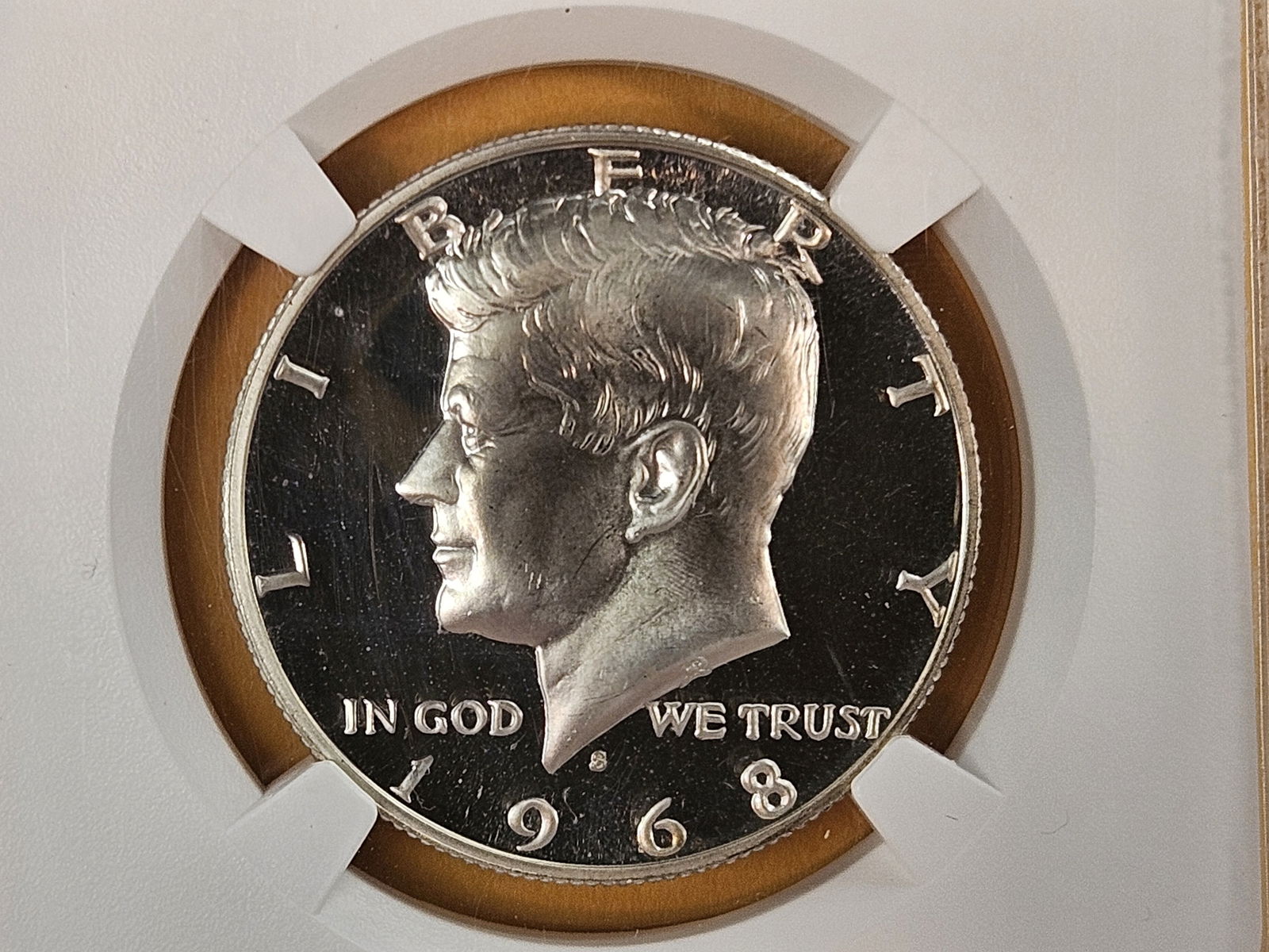 Superb GEM! NGC 1968-S Silver Kennedy Half Dollar in Proof 67 Ultra Cameo (1 of 3)