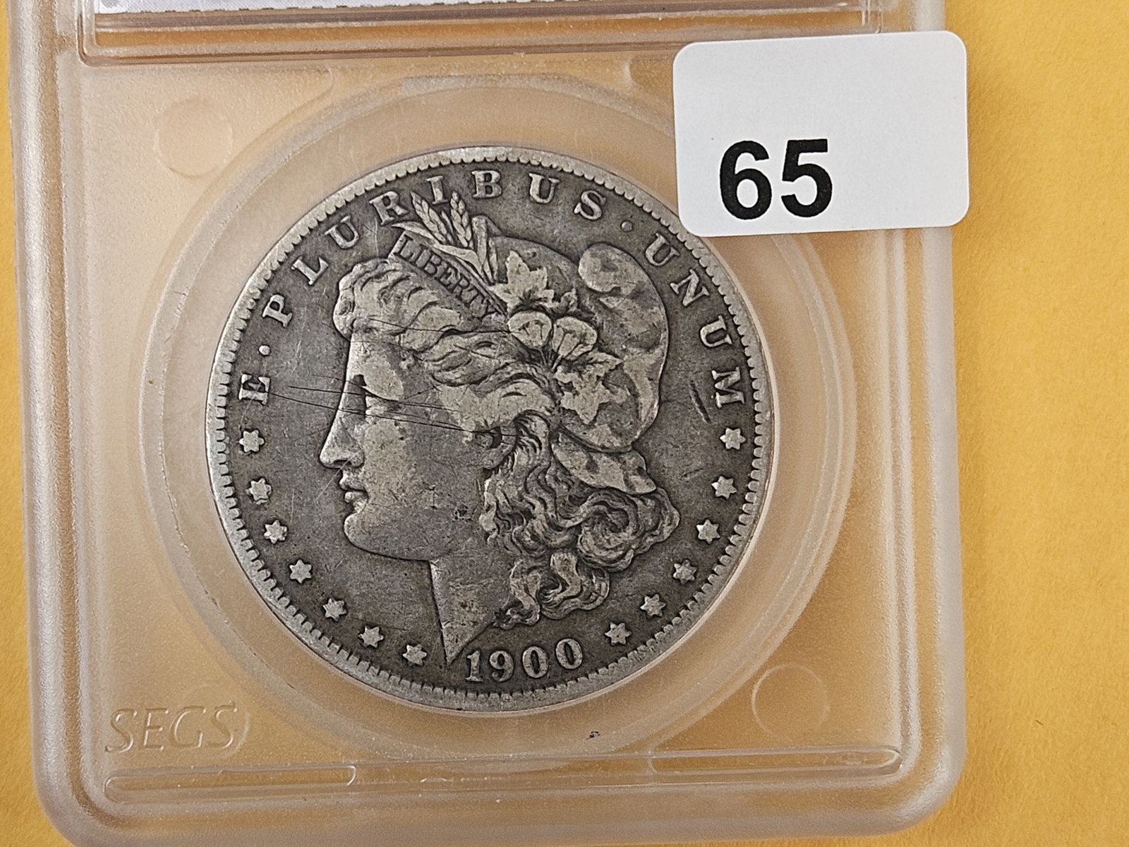 SEGS 1900-O/CC Morgan Dollar in Very Fine - 20 Details: VAM-11