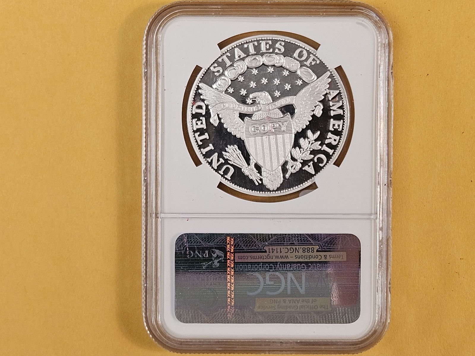 NGC 1804 Dollar Proof Replica - 3
