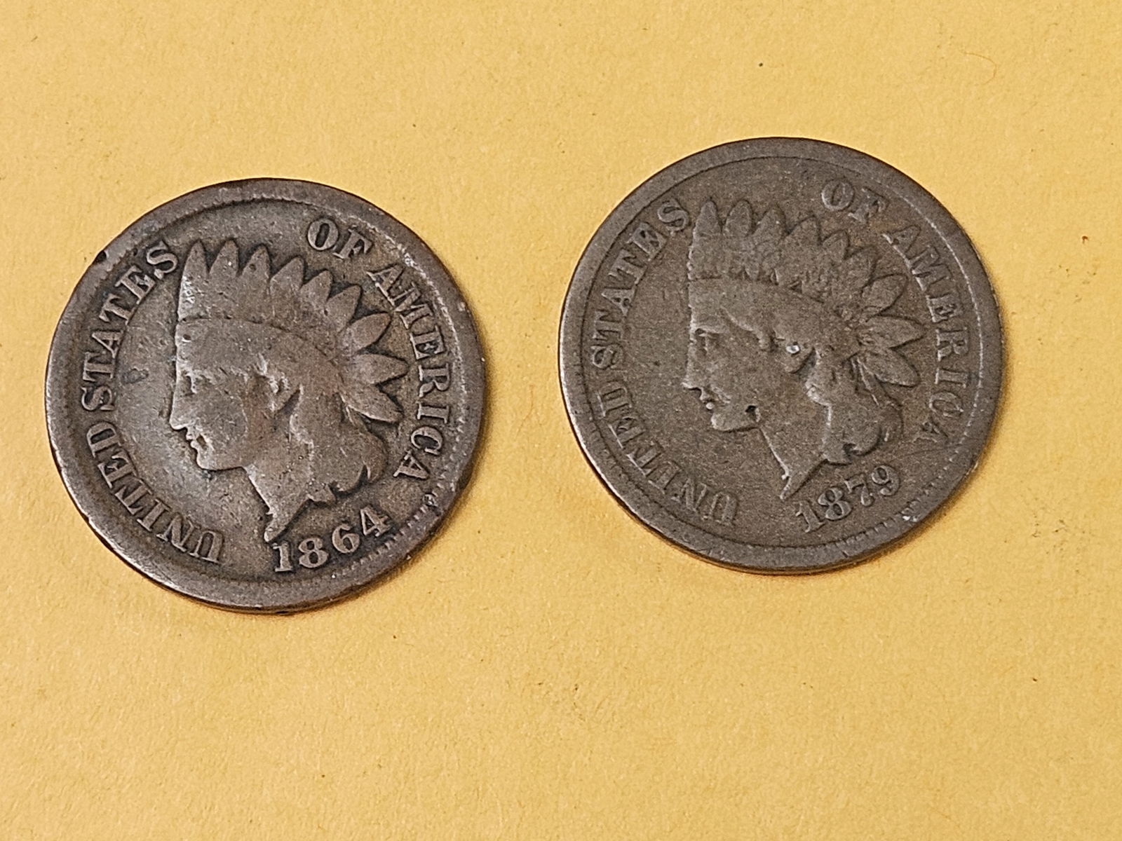 Two better date Indian cents in Good (1 of 4)