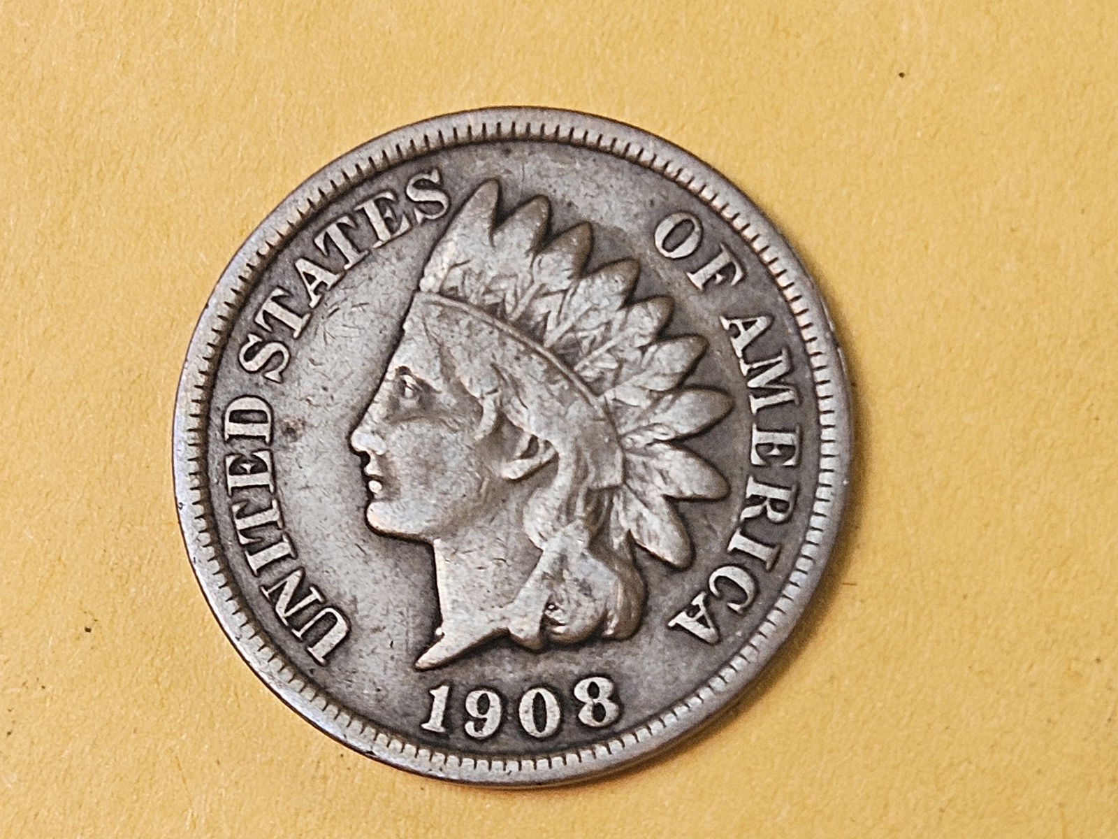 * Semi-key 1908-S Indian Cent in Fine plus (1 of 3)