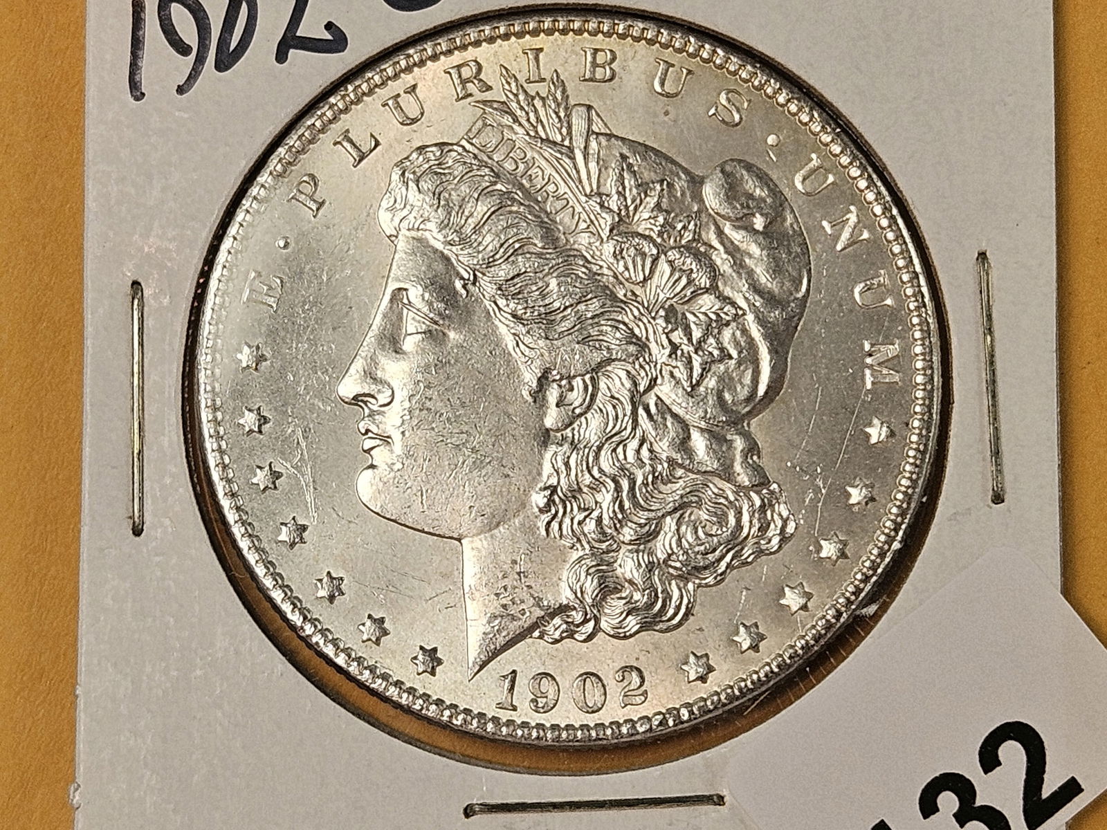 Choice Brilliant Uncirculated 1902-O Morgan silver Dollar: Bright! 