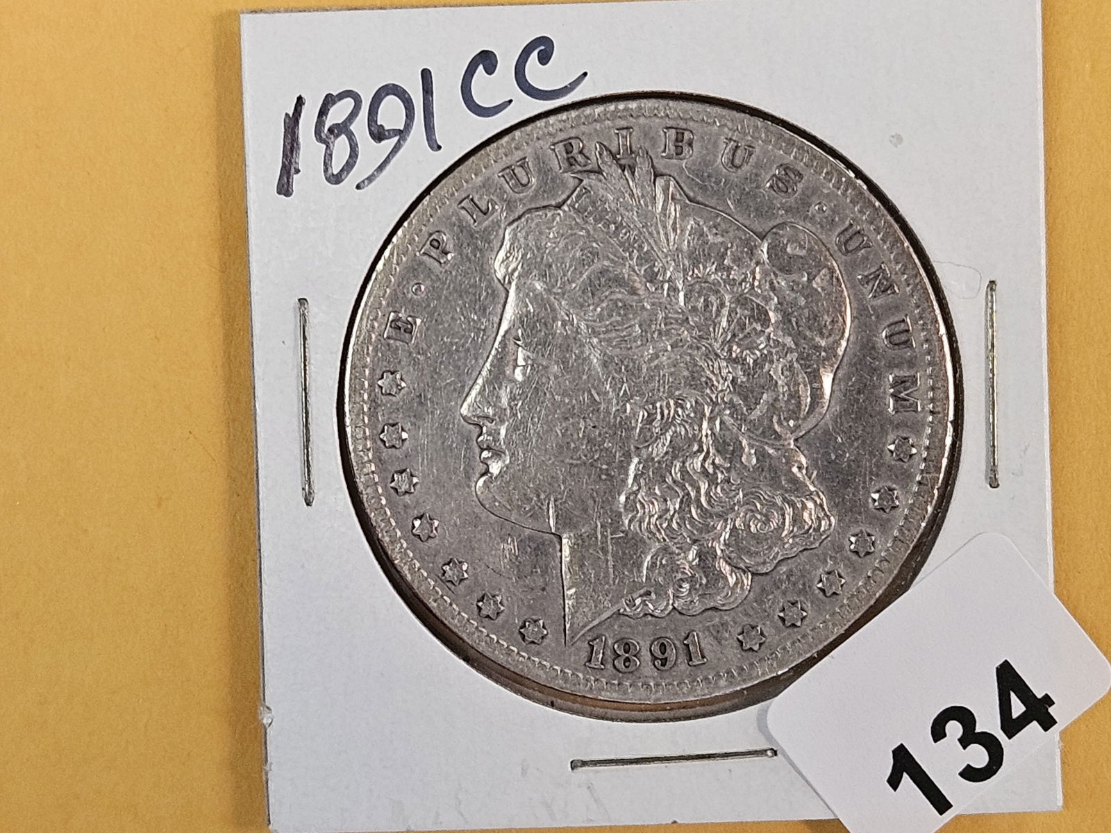 ** KEY DATE ** 1891-CC Morgan silver Dollar (1 of 3)