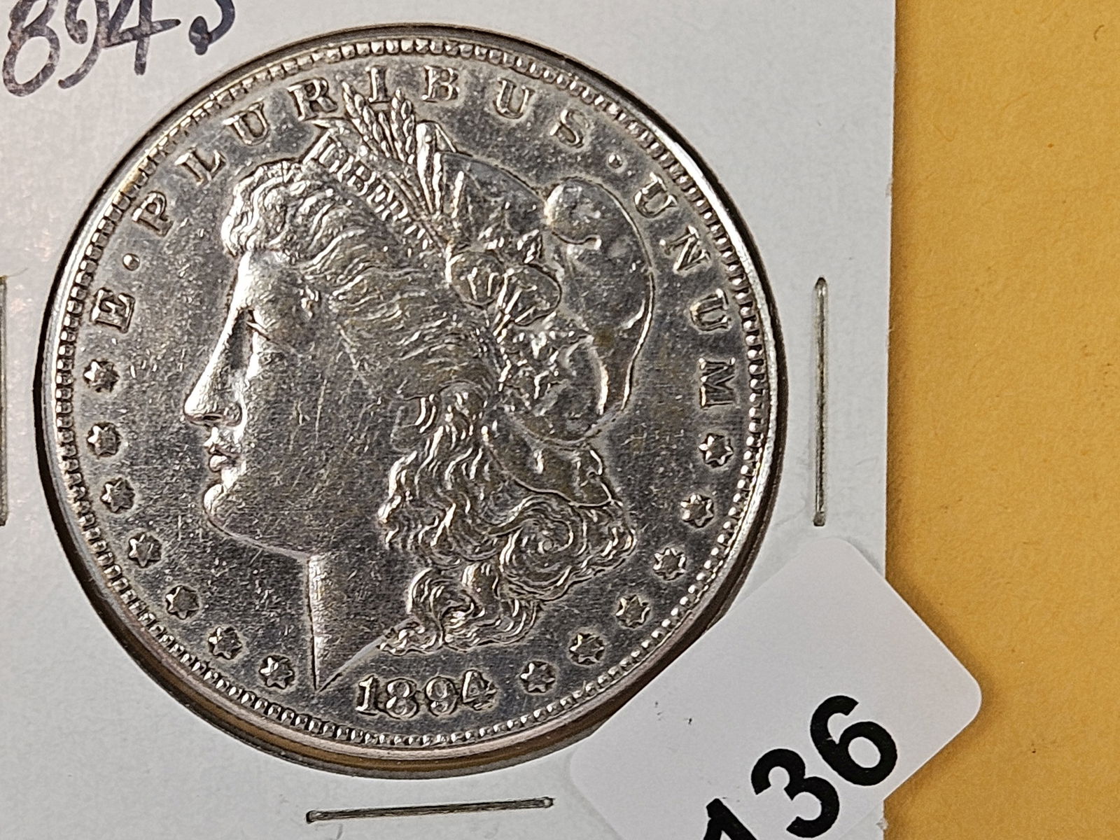 Better Date 1894-S Morgan silver Dollar: Cleaned 