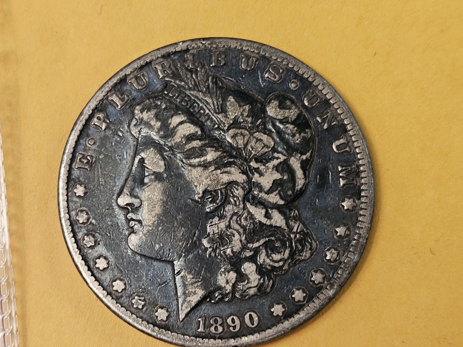** KEY DATE ** 1890-CC Morgan silver Dollar in Very Fine - Details (1 of 4)