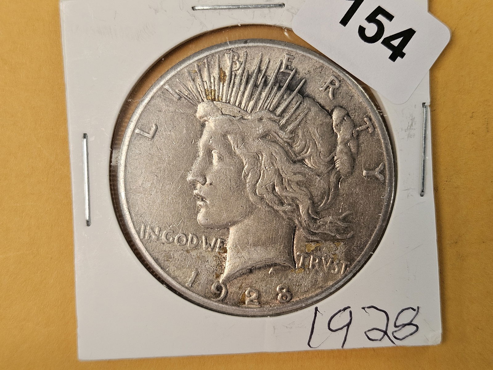 * KEY DATE * 1928 Peace silver Dollar (1 of 3)