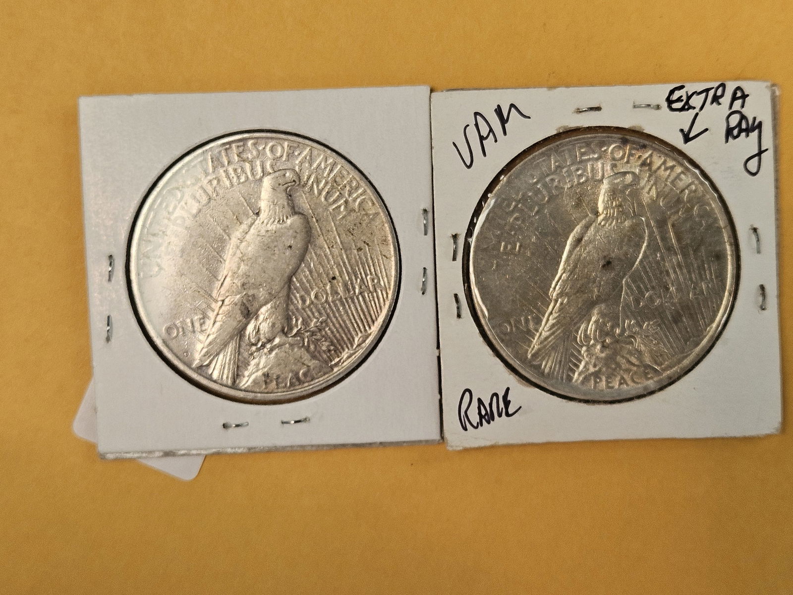 1922-P and 1922-D Peace Silver Dollars - 3