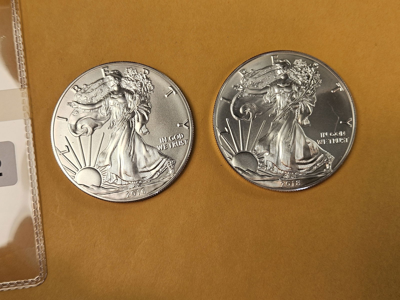 2016 and 2018 GEM BU American Silver Eagles: Album fresh 