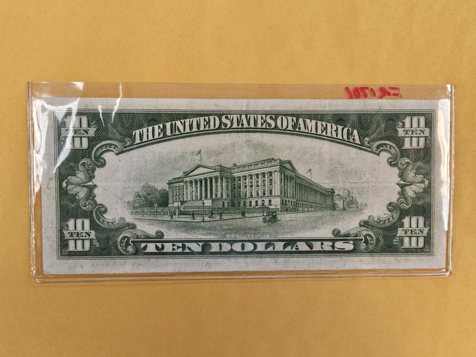 Series of 1934 Ten Dollar Silver Certificate in Crisp Extra Fine plus - 2