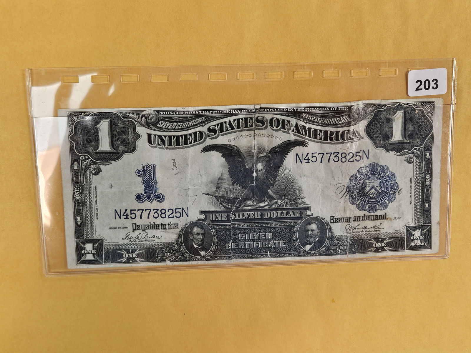 1899 Large Size One Dollar Silver Certificate (1 of 2)