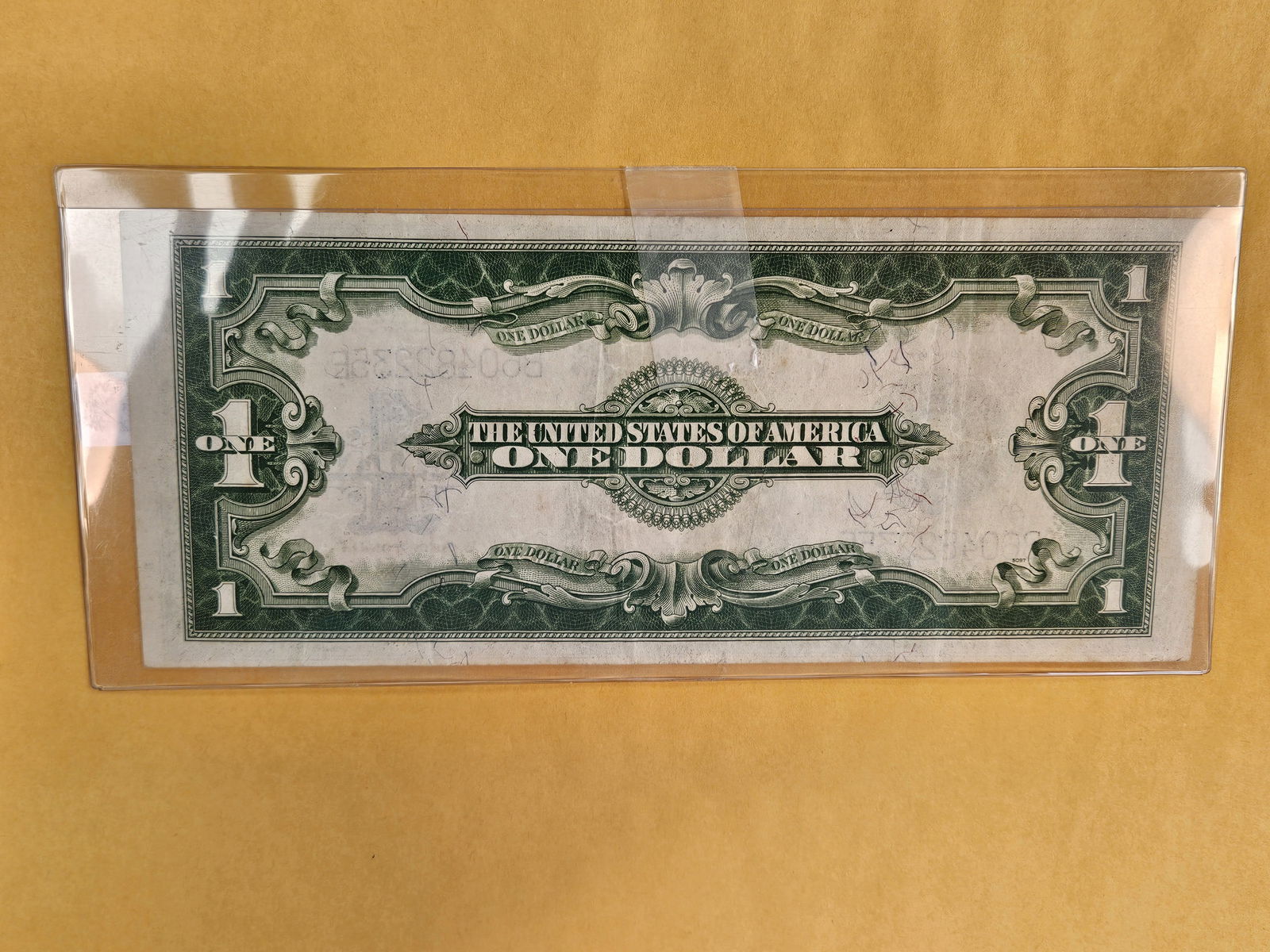 Crisp About Uncirculated Series of 1923 One Dollar large Size Silver Certificate - 2