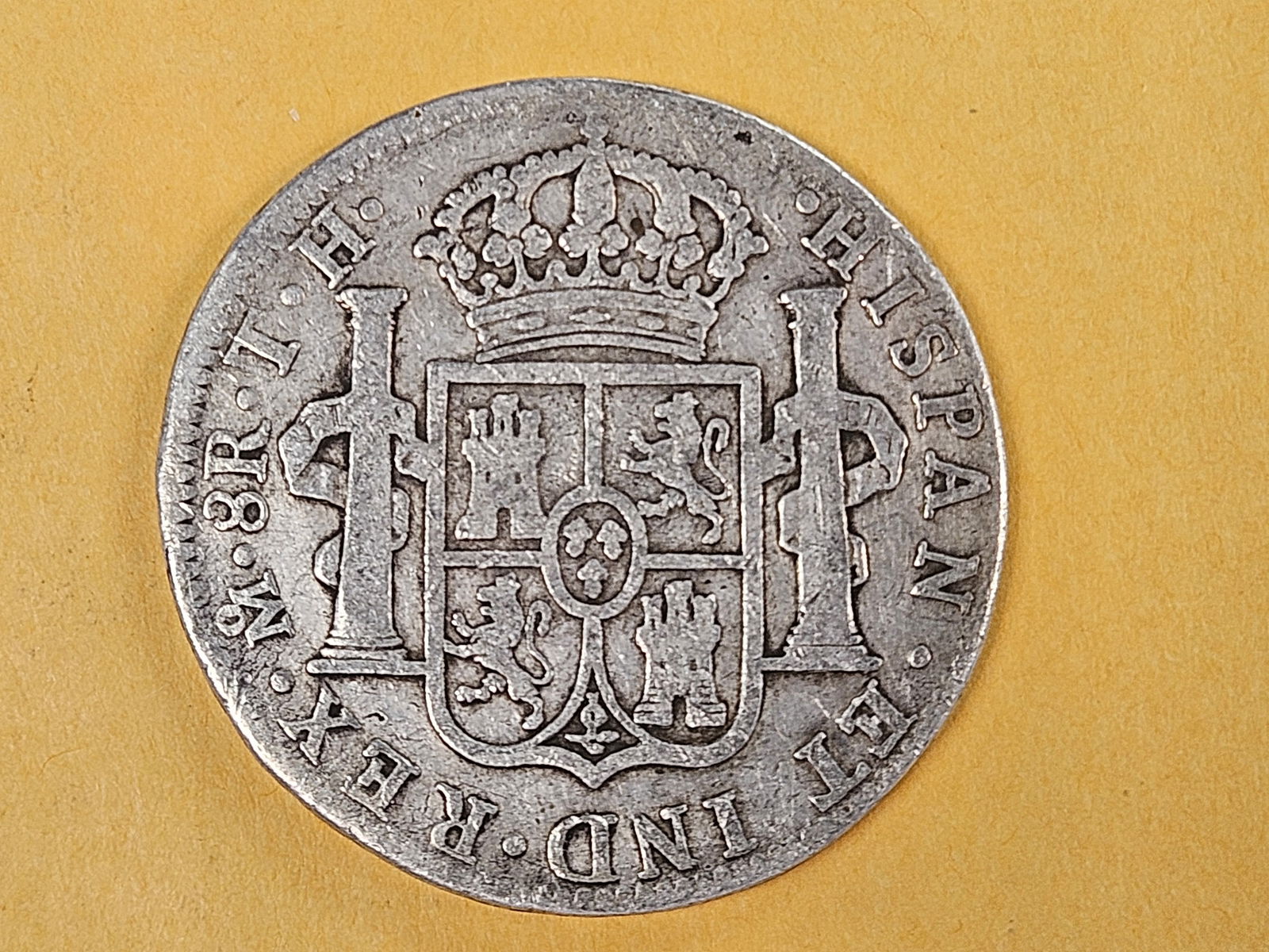 1808 th Mexico silver 8 reals in Very Good - 3