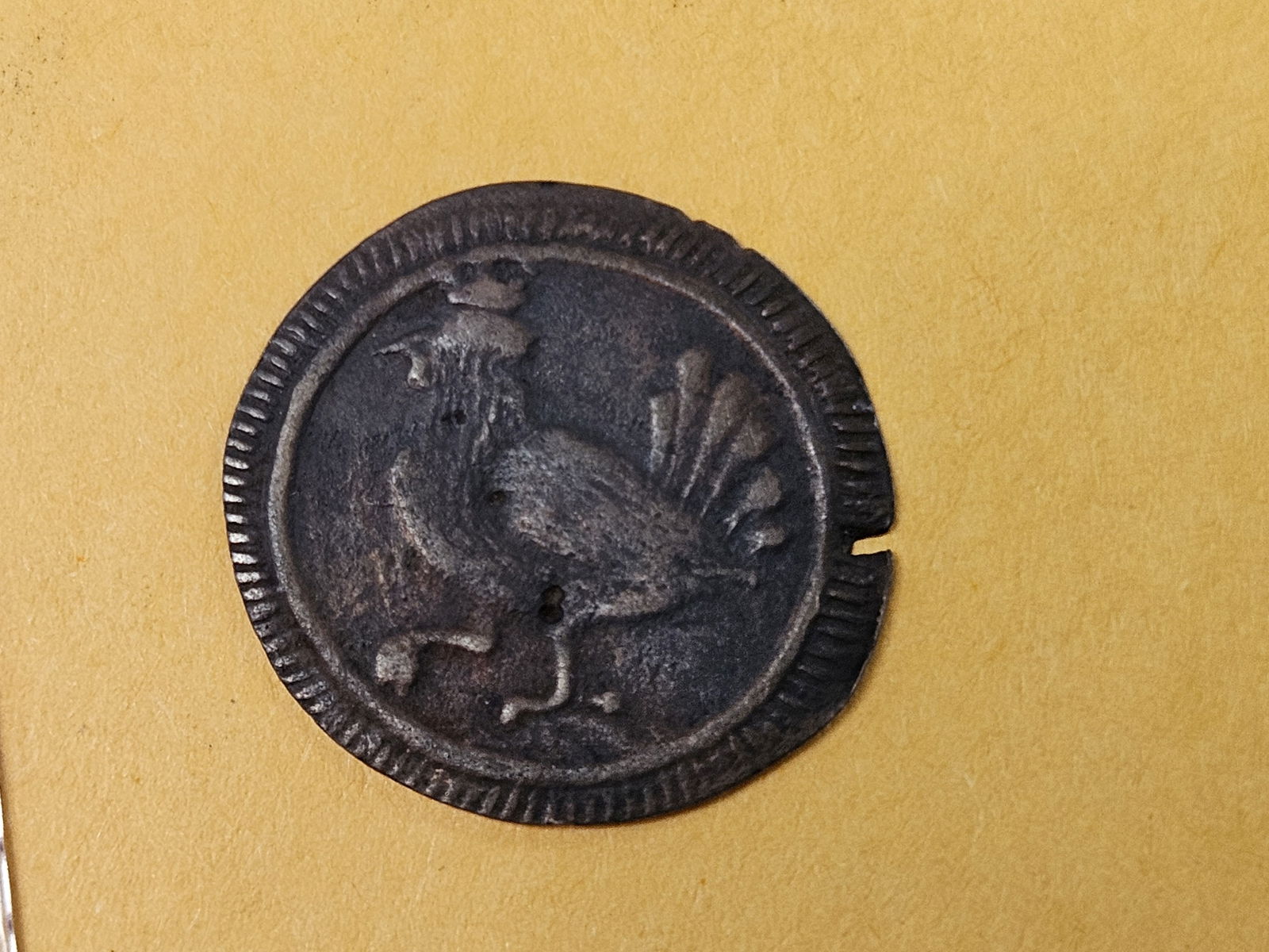 1762 Henneburg-Ilmenau copper coin: KM 47 